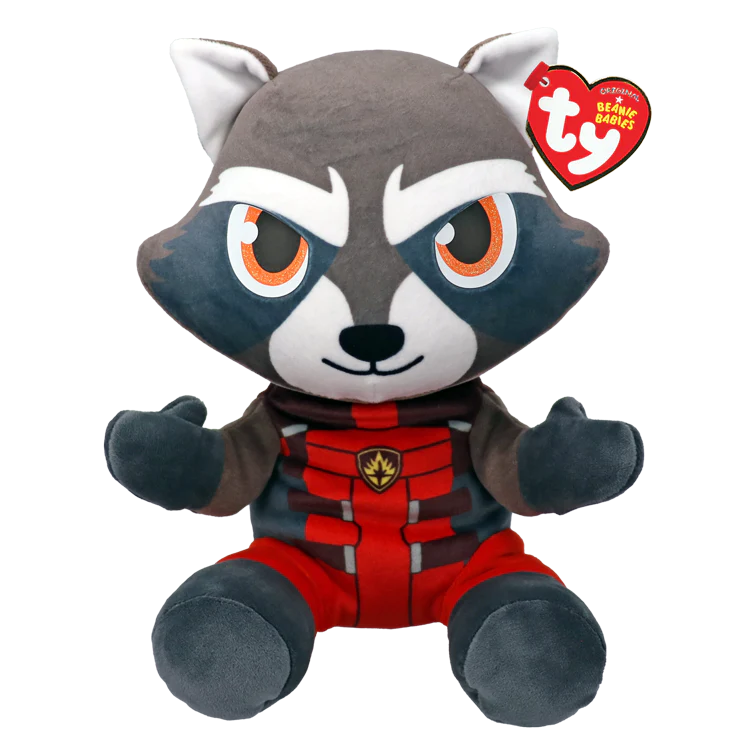 Ty Marvel Beanie Babies: Rocket (Small)