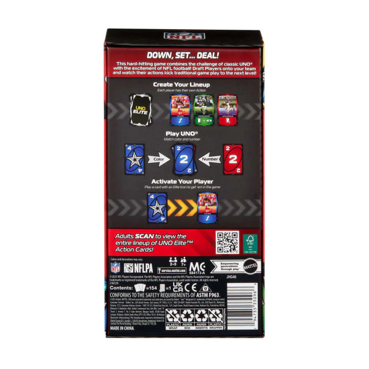 UNO: Elite NFL - 2025 Core Edition - Starter Set - Image 2