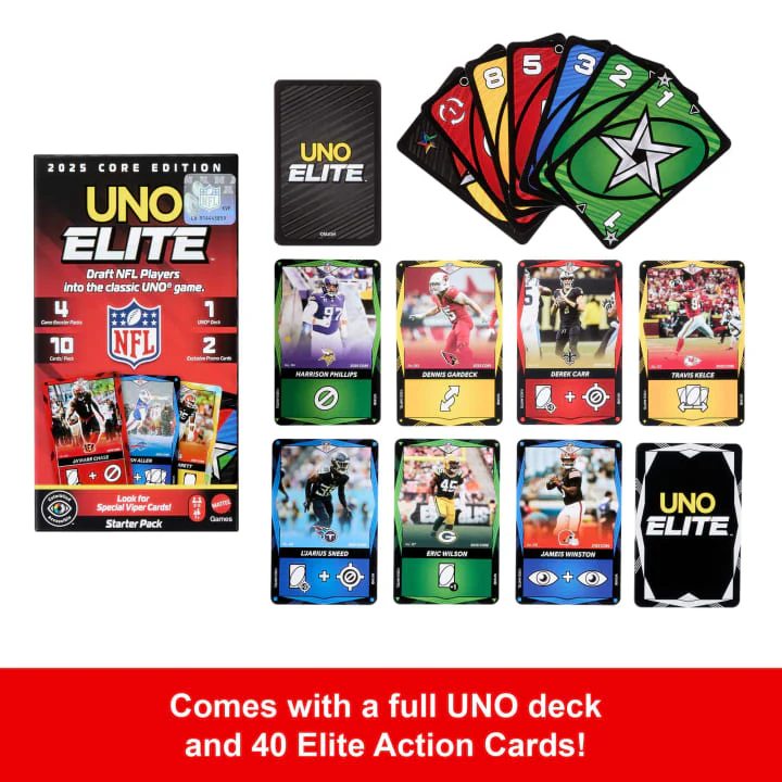 UNO: Elite NFL - 2025 Core Edition - Starter Set - Image 3