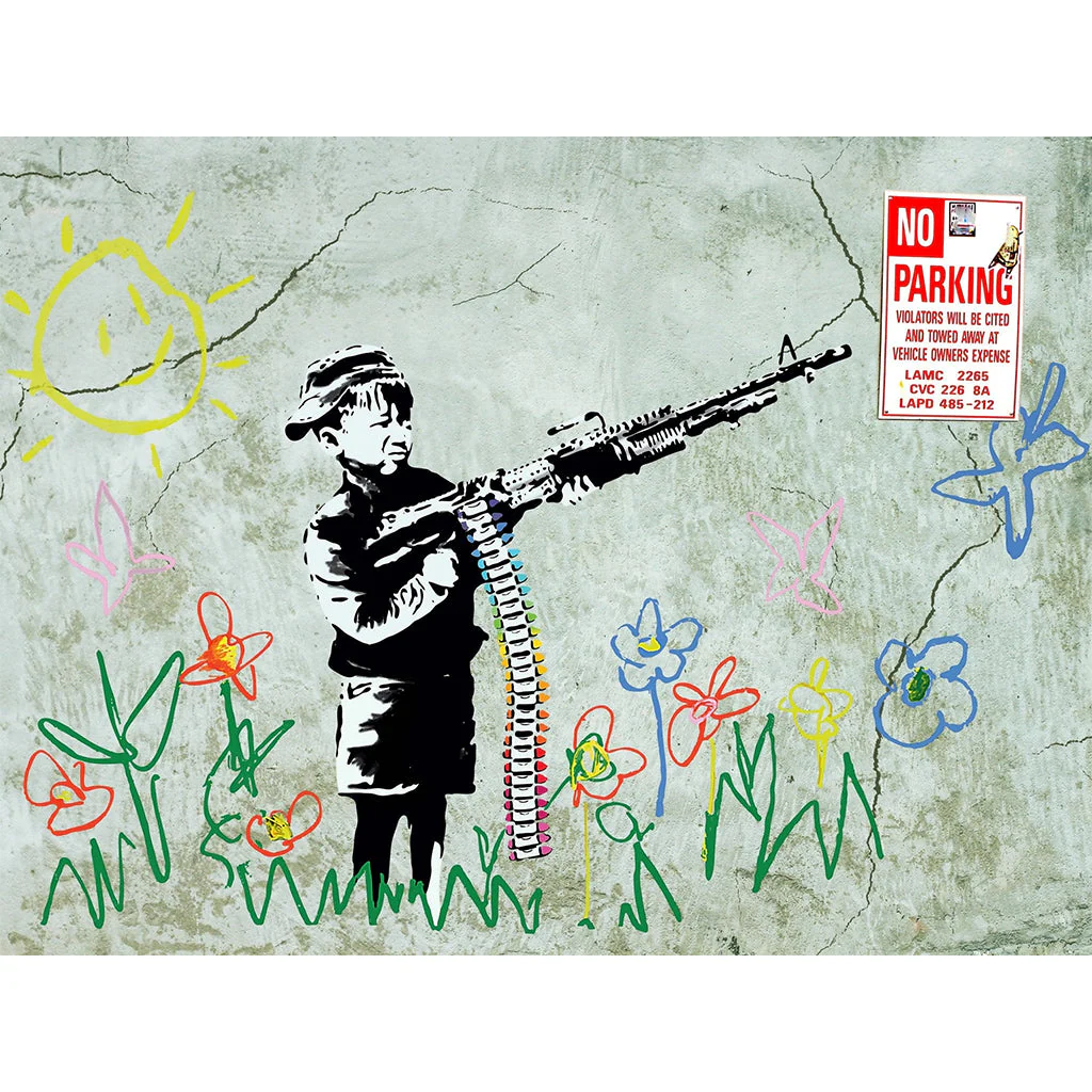Urban Art Graffiti - Banksy Crayola Shooter - Image 2