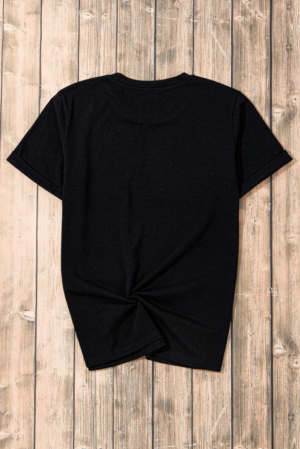 USA Rhinestone Round Neck Short Sleeve T-Shirt - Image 6