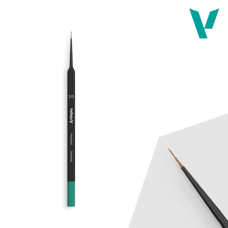 Vallejo Hobby Brushes: Precision - Synthetic - Size 0/2 - Image 2