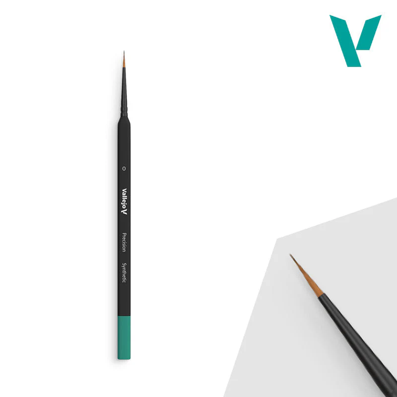 Vallejo Hobby Brushes: Precision - Synthetic - Size 0 - Image 2