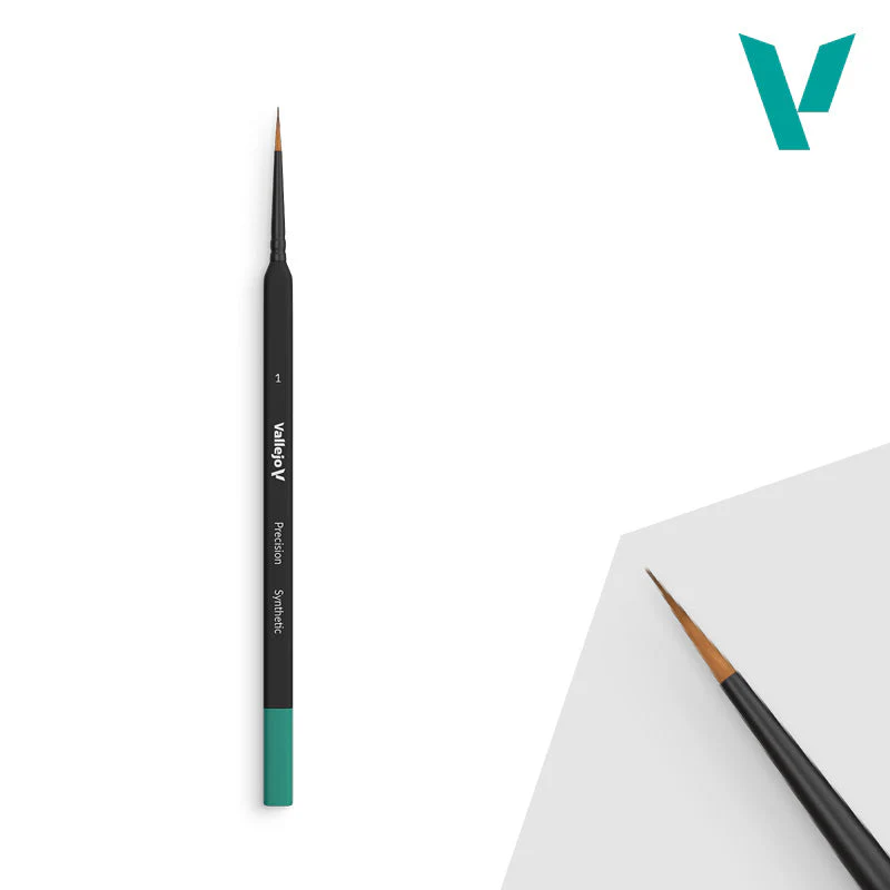 Vallejo Hobby Brushes: Precision - Synthetic - Size 1 - Image 2