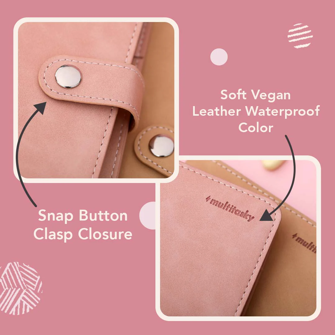 Vegan Leather Organizational Notebook/Journal A5/A6 (3 Paper Options) by Multitasky - Image 15