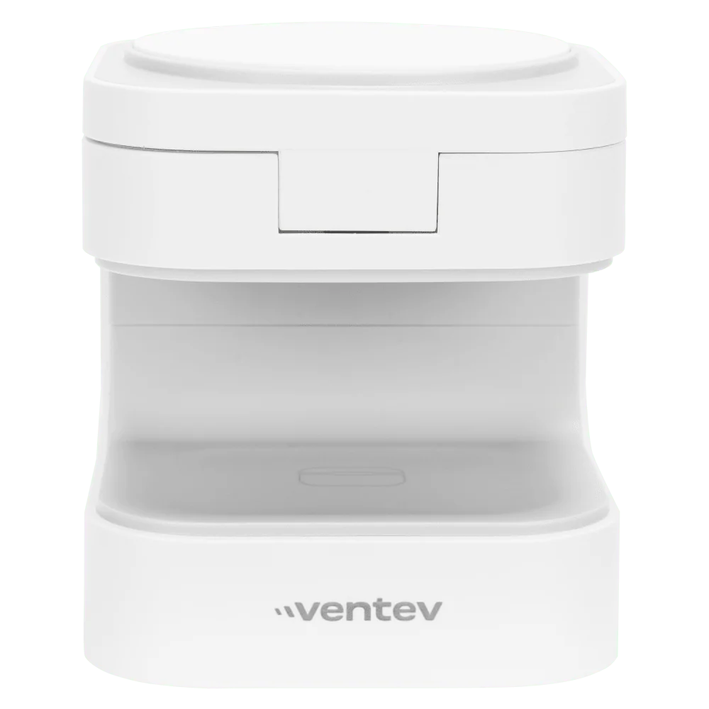 Ventev 15W Qi2 Wireless Charging Cube 2-in-1 White by Ventev - Image 3
