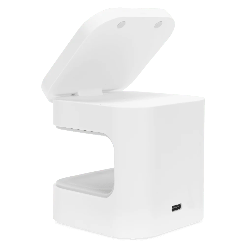 Ventev 15W Qi2 Wireless Charging Cube 2-in-1 White by Ventev - Image 5