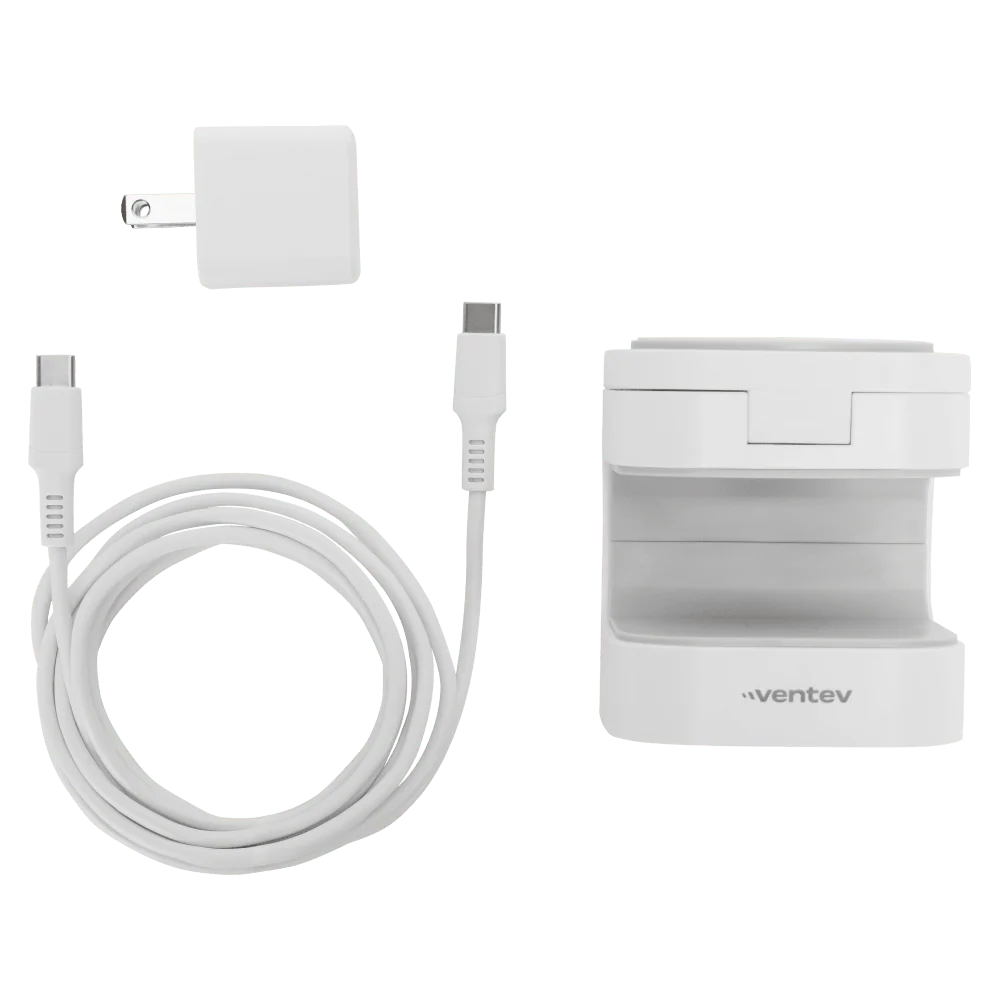 Ventev 15W Qi2 Wireless Charging Cube 2-in-1 White by Ventev - Image 6