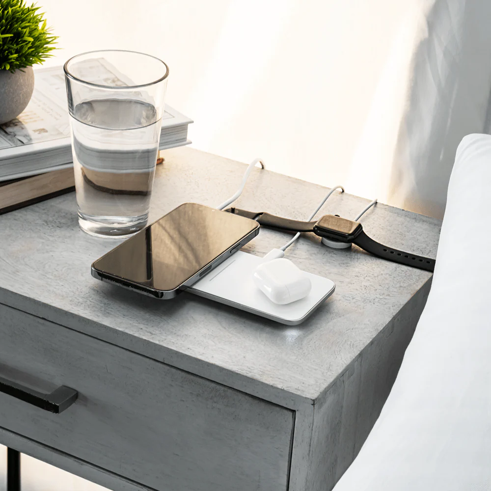 Ventev Dual Wireless Chargepad 15W White by Ventev - Image 5