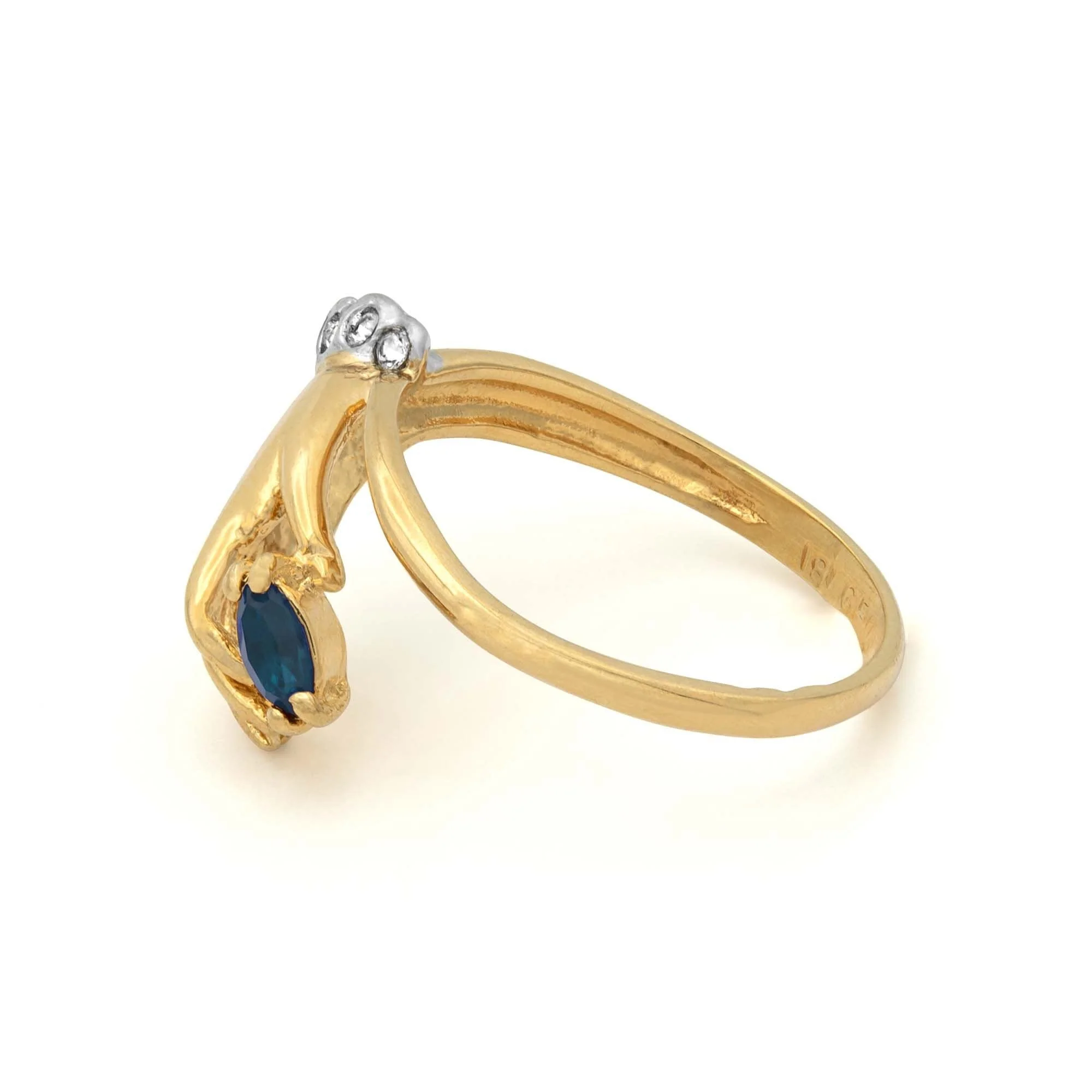 Vintage Austrian Crystals 18k Yellow Gold Matte or Polished Finish Made in USA by PVD Vintage Jewelry - Image 15