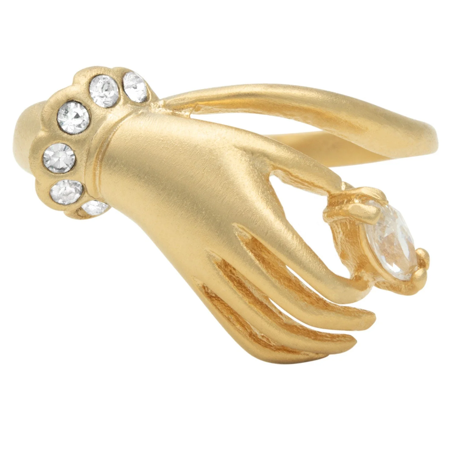 Vintage Austrian Crystals 18k Yellow Gold Matte or Polished Finish Made in USA by PVD Vintage Jewelry - Image 38