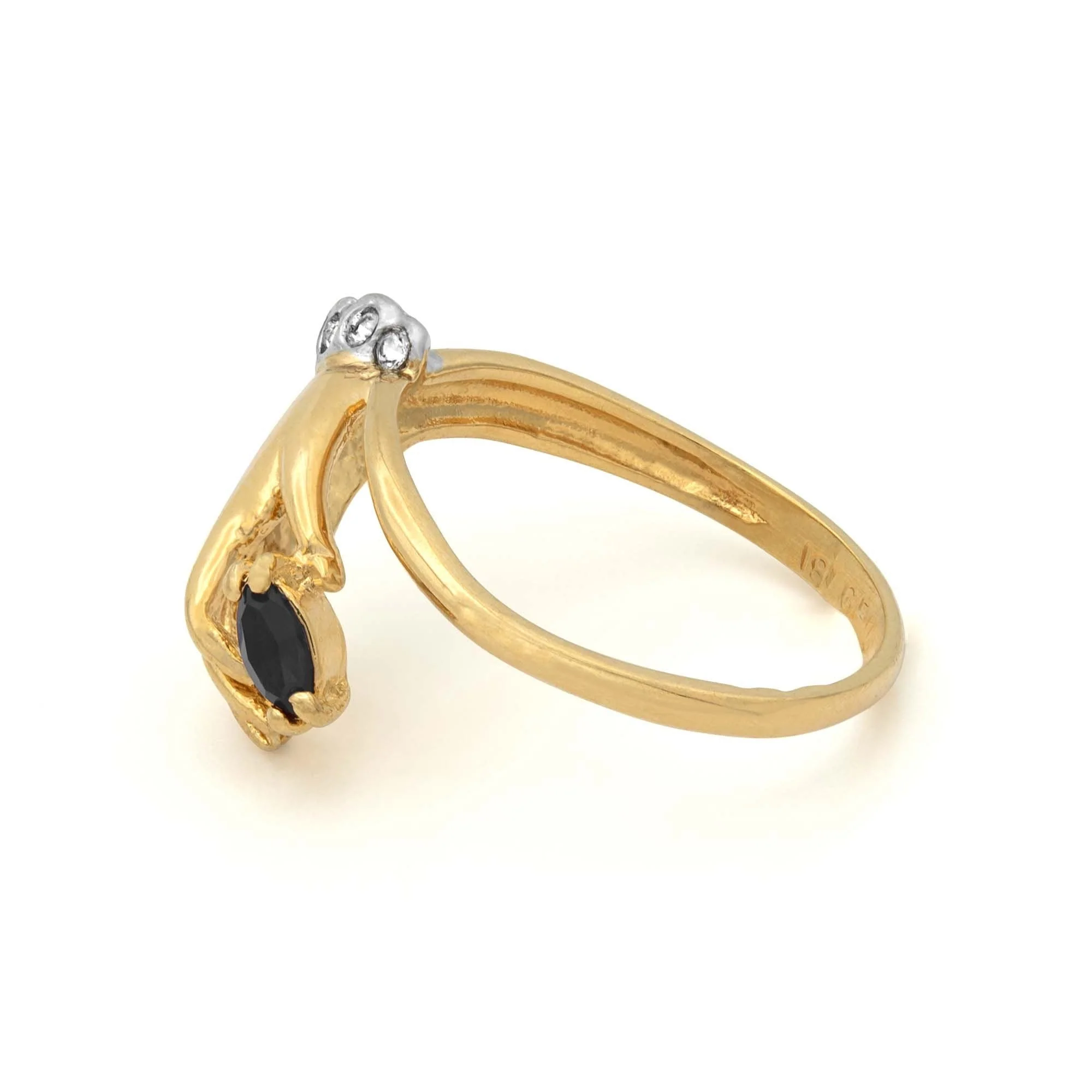Vintage Austrian Crystals 18k Yellow Gold Matte or Polished Finish Made in USA by PVD Vintage Jewelry - Image 49