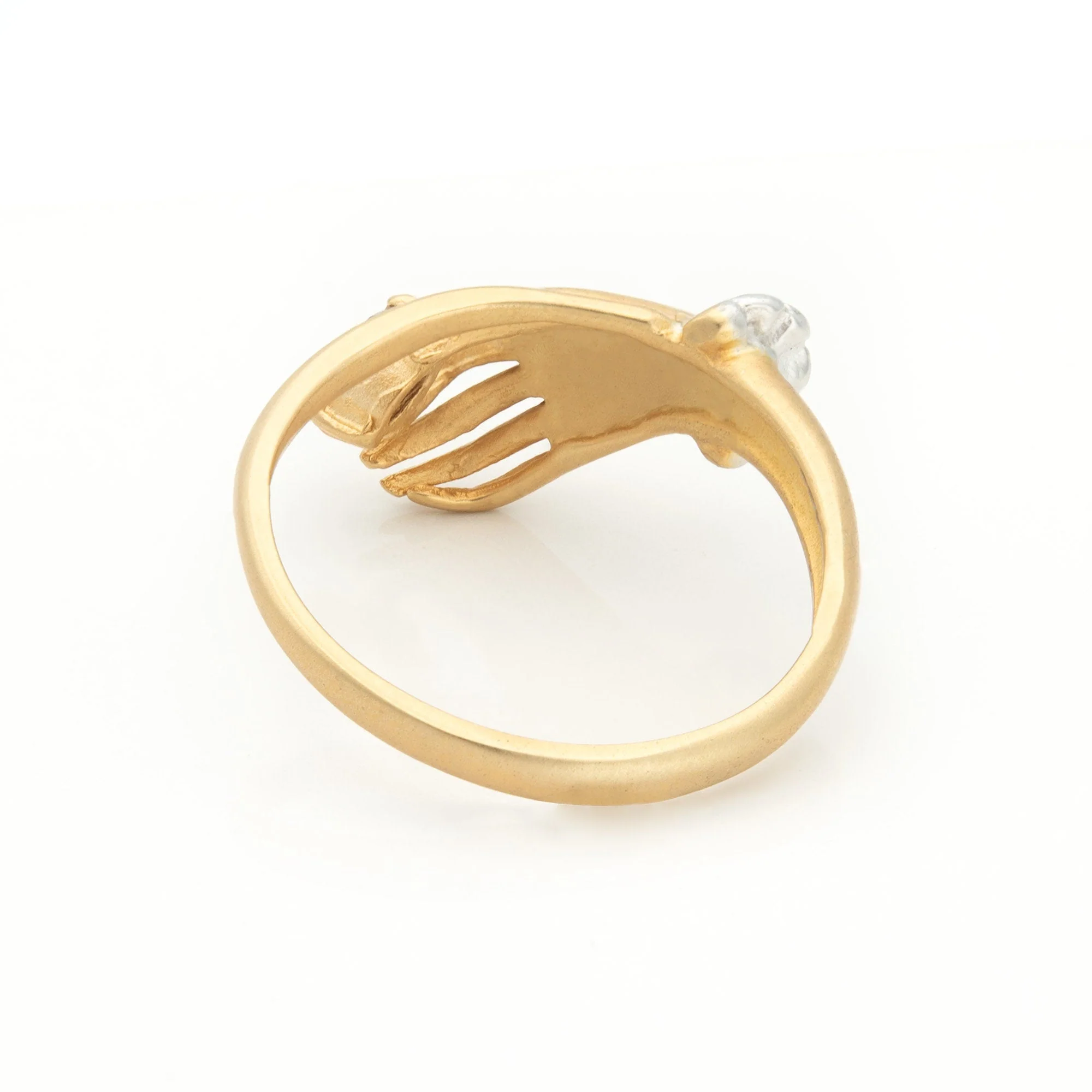 Vintage Austrian Crystals 18k Yellow Gold Matte or Polished Finish Made in USA by PVD Vintage Jewelry - Image 5