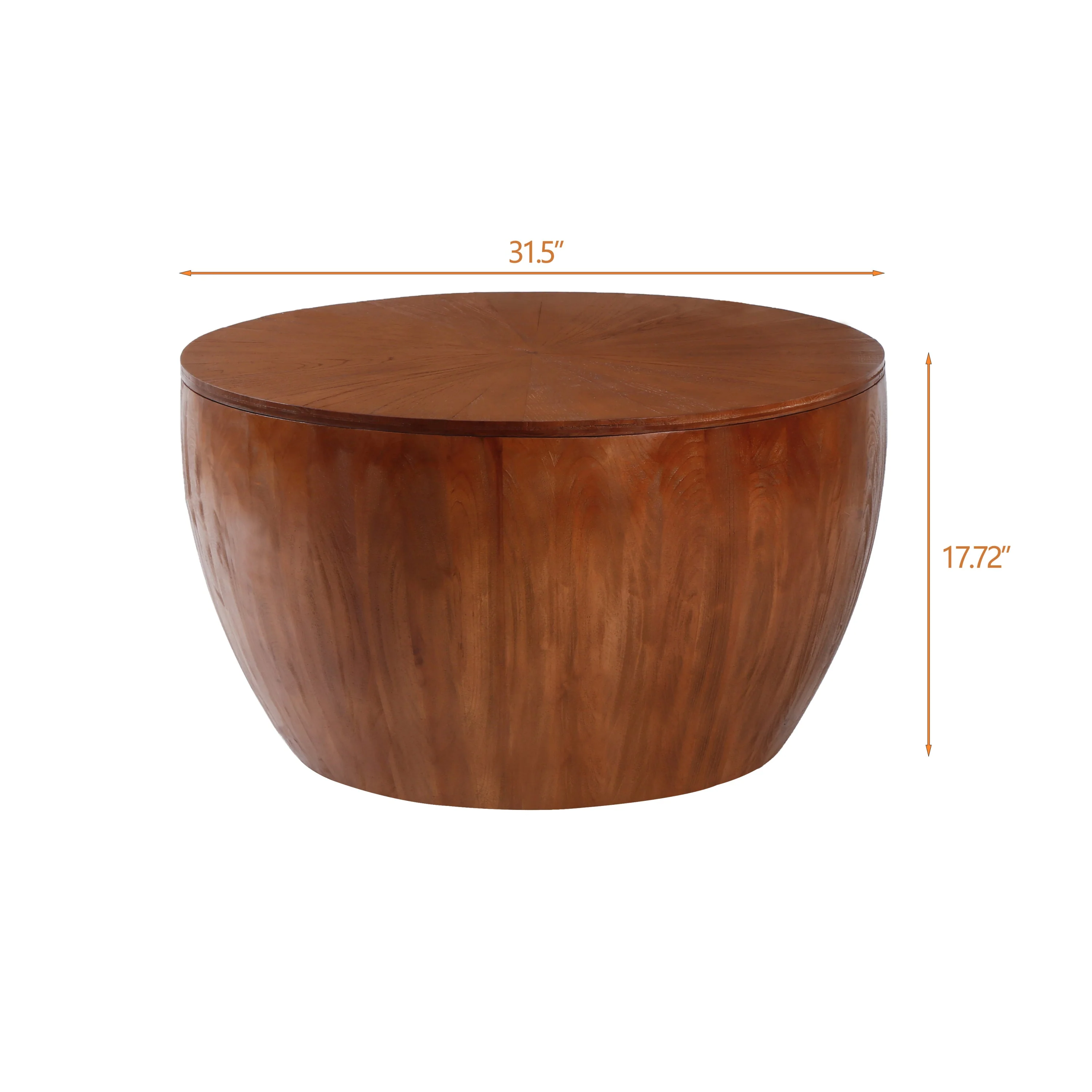 Vintage Style Bucket Shaped Coffee Table by Blak Hom - Image 10