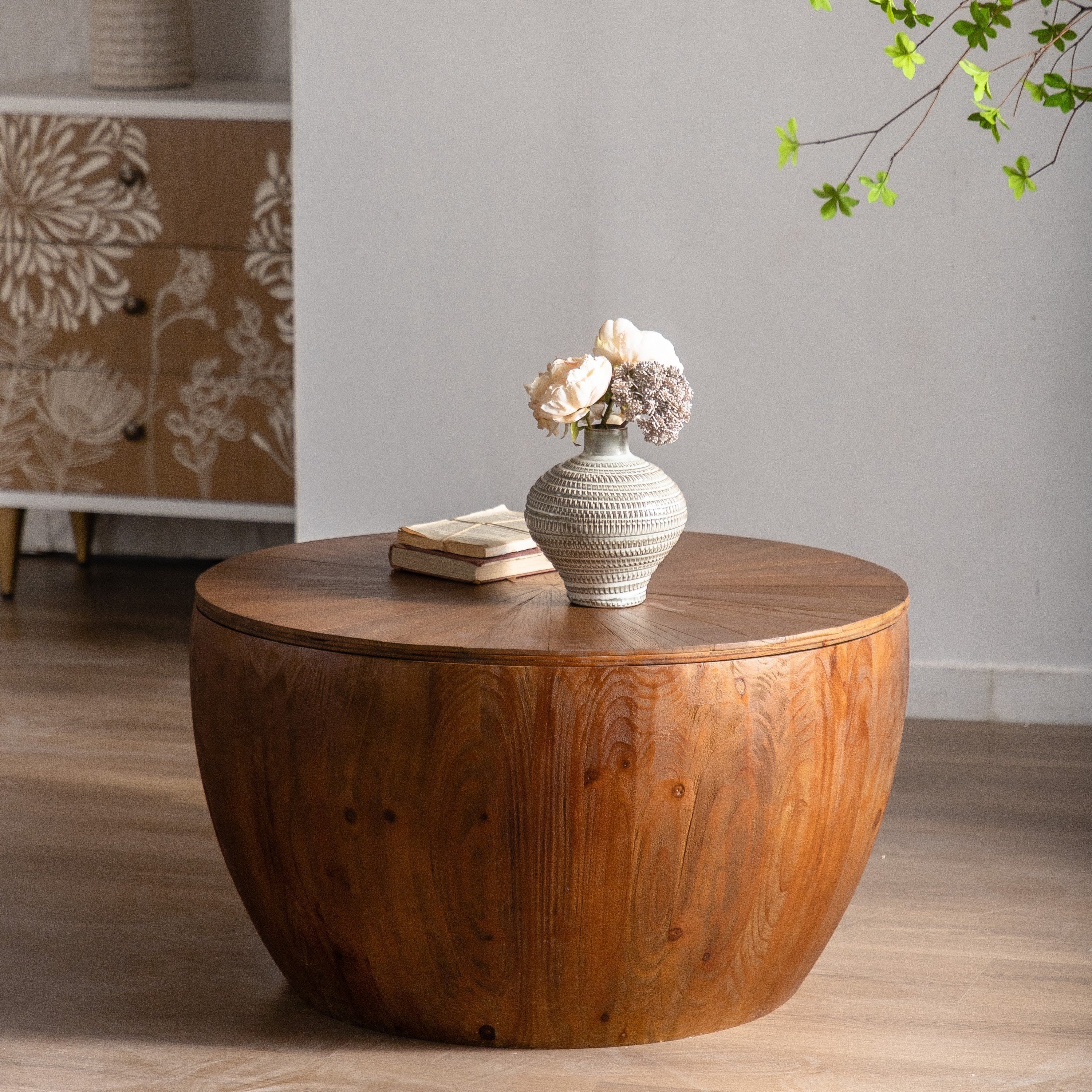 Vintage Style Bucket Shaped Coffee Table by Blak Hom - Image 2