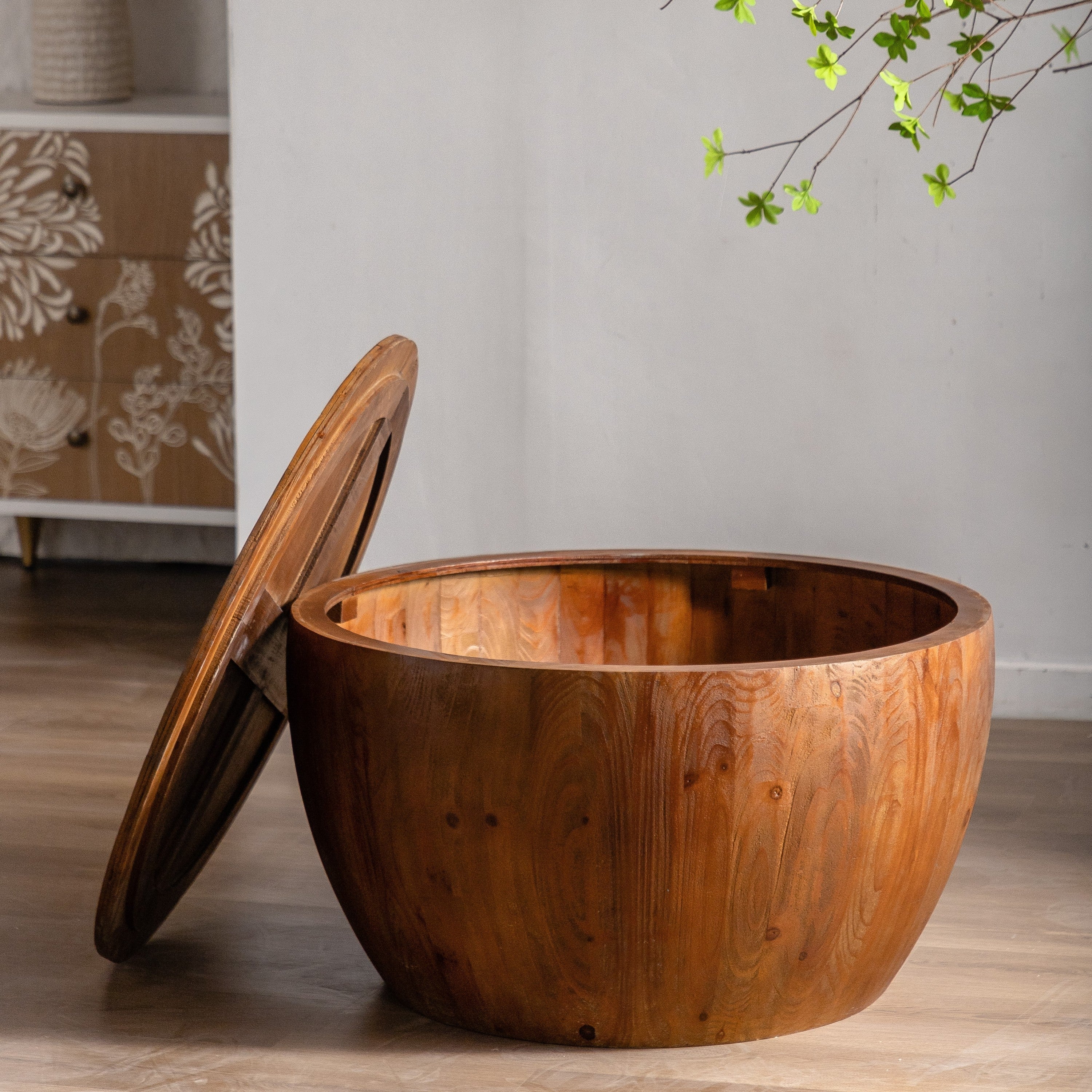 Vintage Style Bucket Shaped Coffee Table by Blak Hom - Image 3