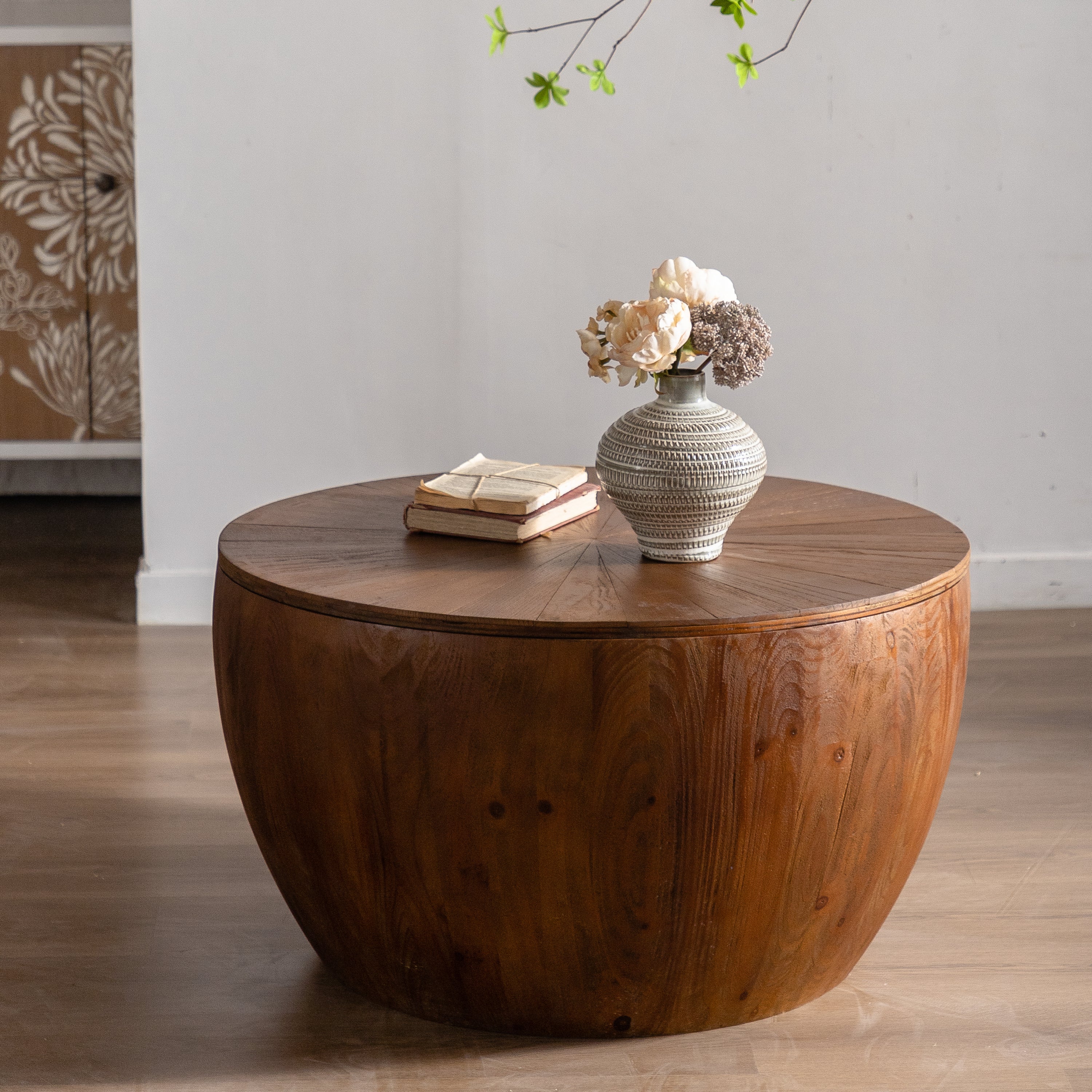 Vintage Style Bucket Shaped Coffee Table by Blak Hom - Image 8