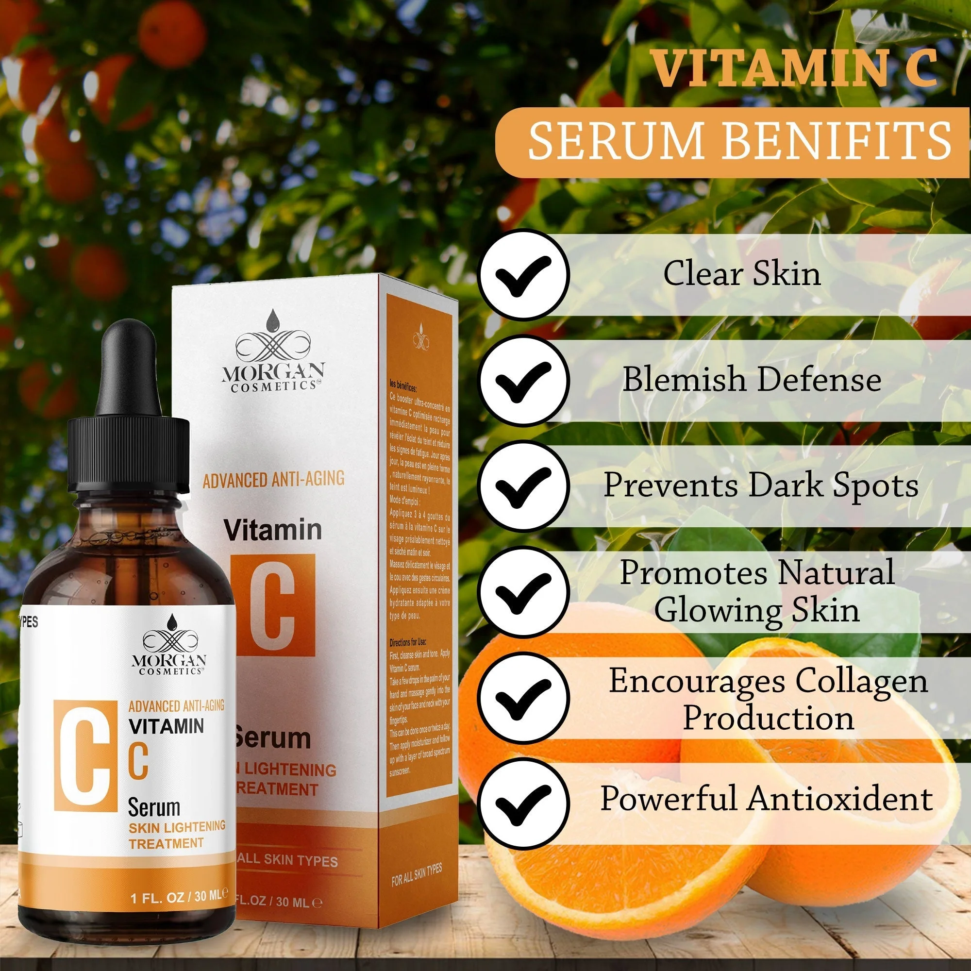 Vitamin C Serum 1 oz by Morgan Cosmetics - Image 3