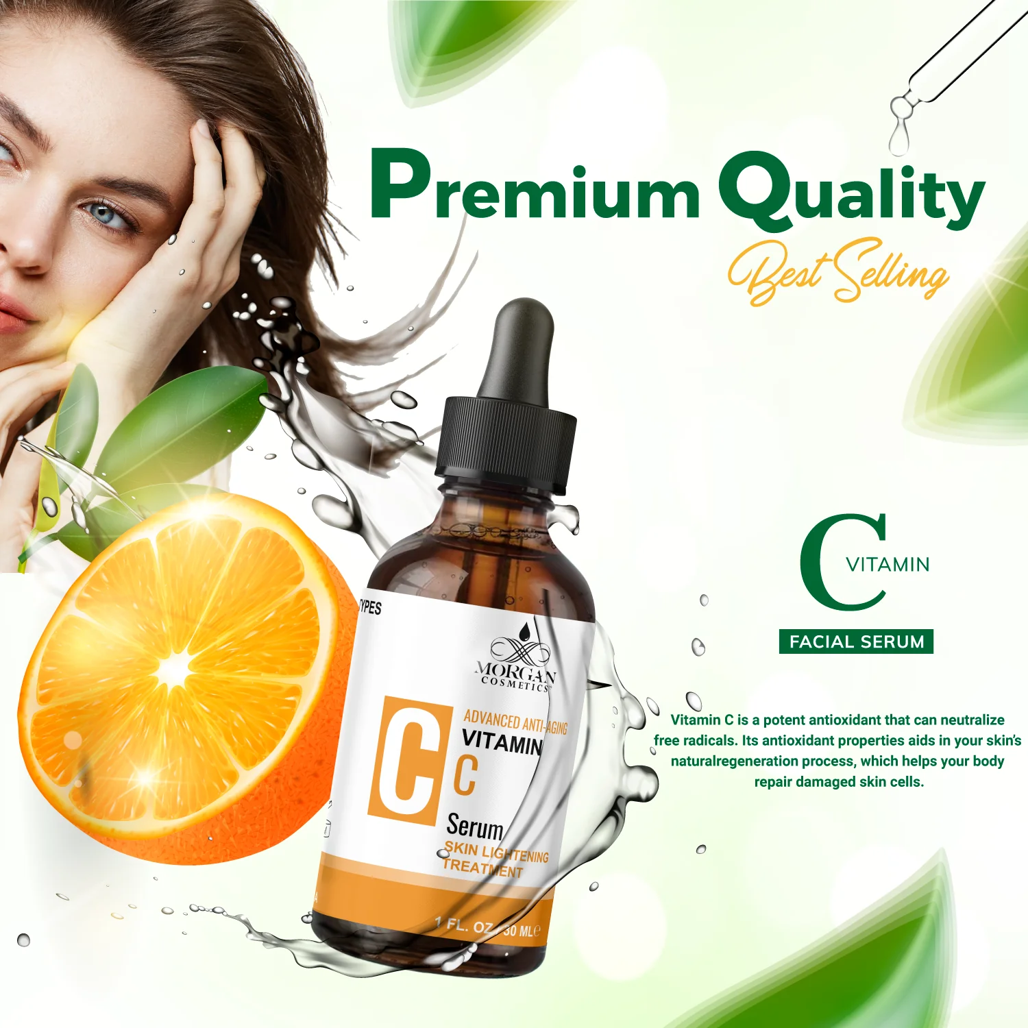 Vitamin C Serum 1 oz by Morgan Cosmetics - Image 4