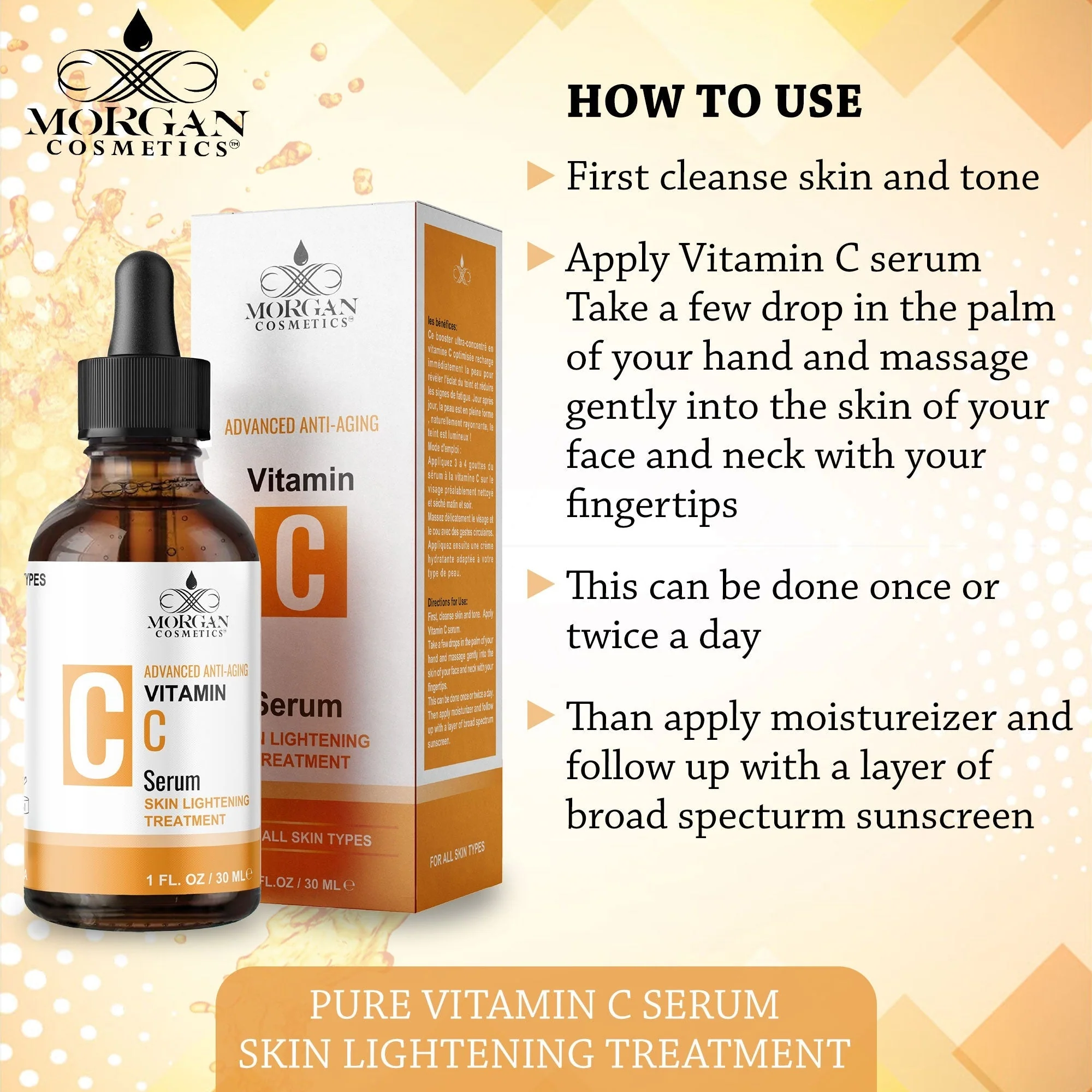 Vitamin C Serum 1 oz by Morgan Cosmetics - Image 5