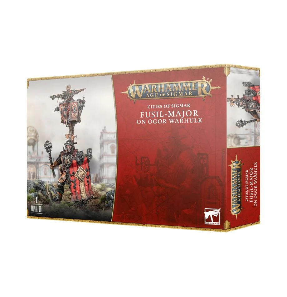 Warhammer: Cities of Sigmar - Fusil-Major on Ogor Warhulk