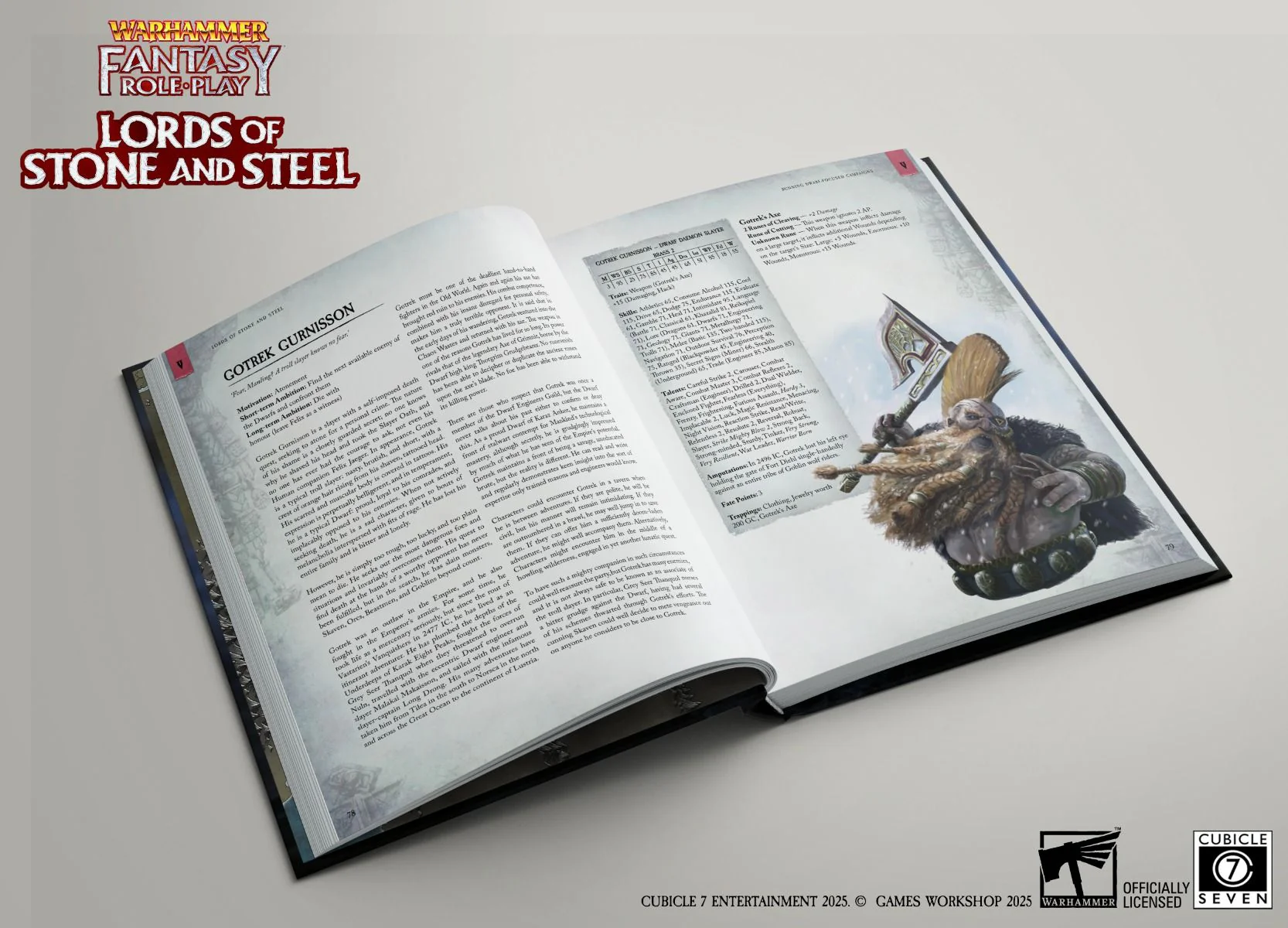 Warhammer Fantasy RPG: Lords of Stone and Steel Collector's Edition - Image 2