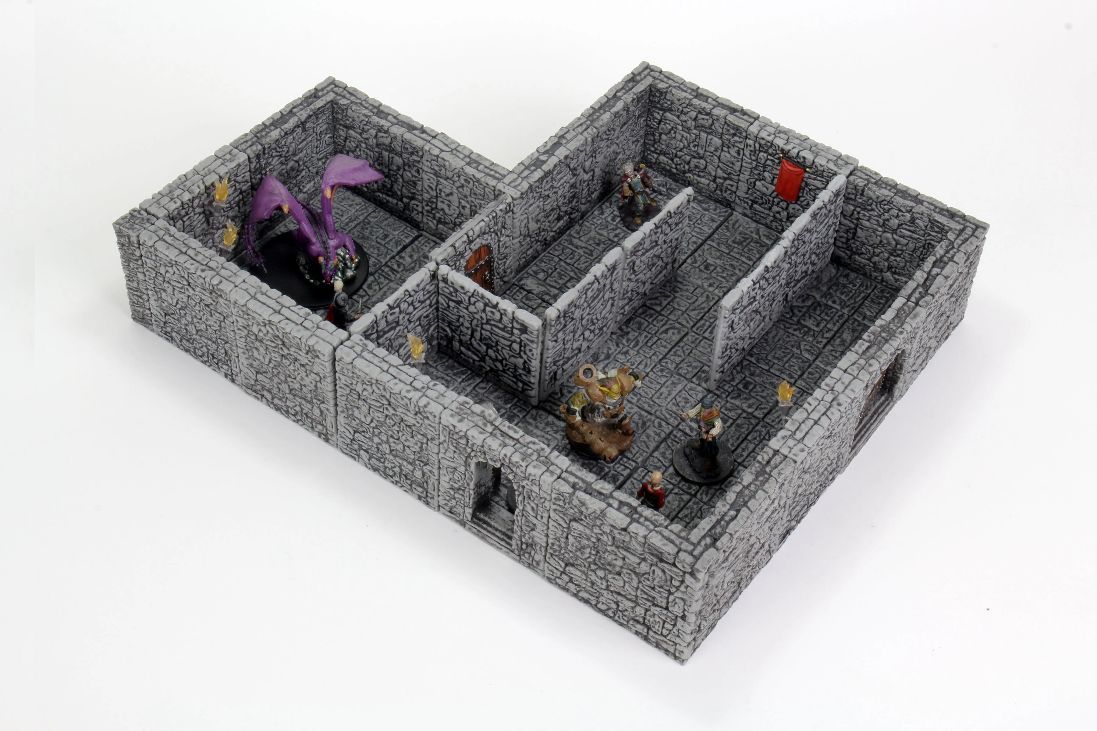 WarLock Tiles: Dungeon Tiles II - Full Height Stone Walls Expansion - Image 6
