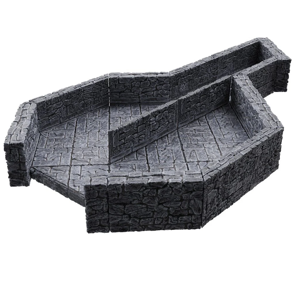 WarLock Tiles:  Dungeon Tiles III - Angles Expansion - Image 3