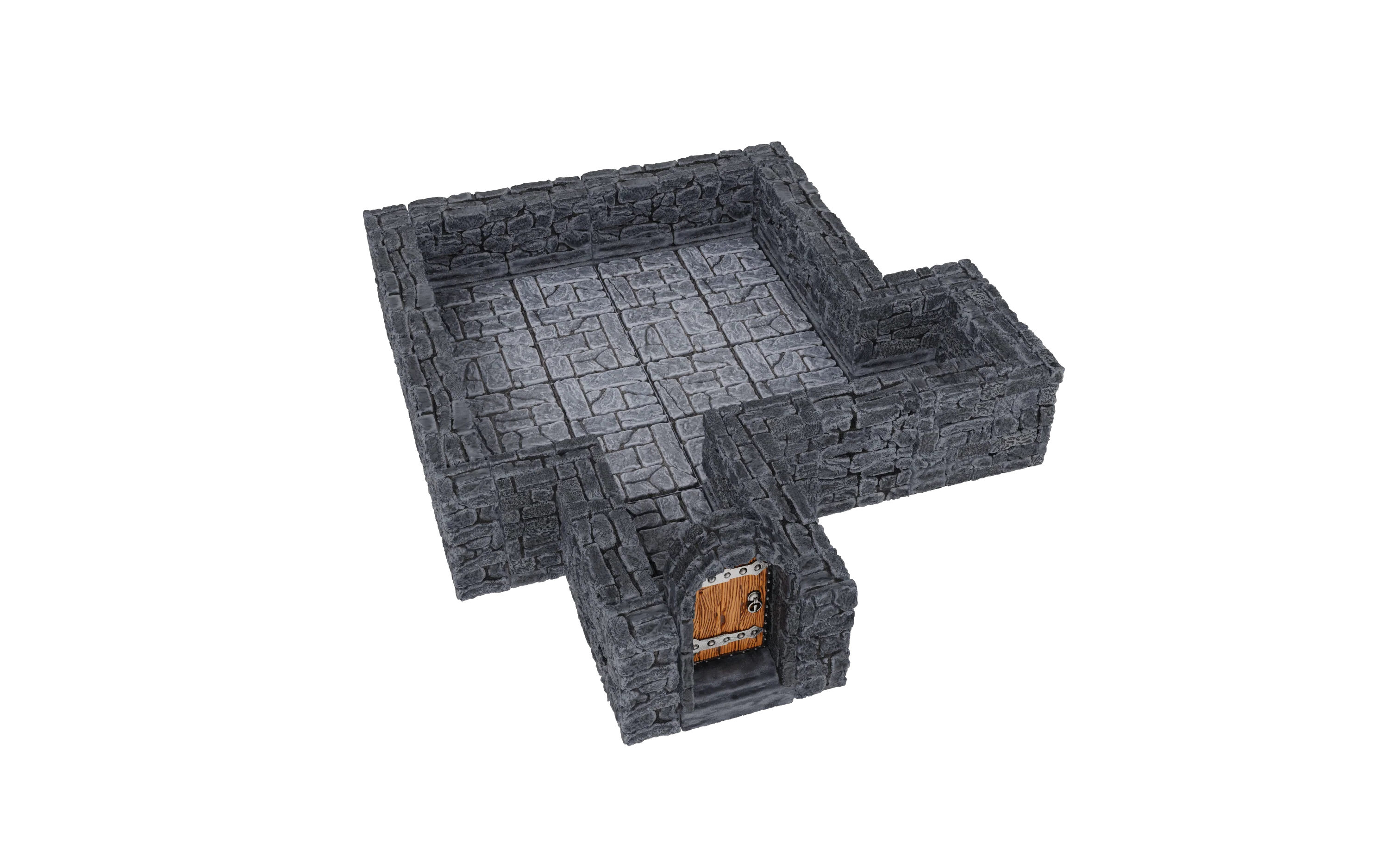 WarLock Tiles: Expansion Pack - 1 in. Dungeon Straight Walls - Image 2