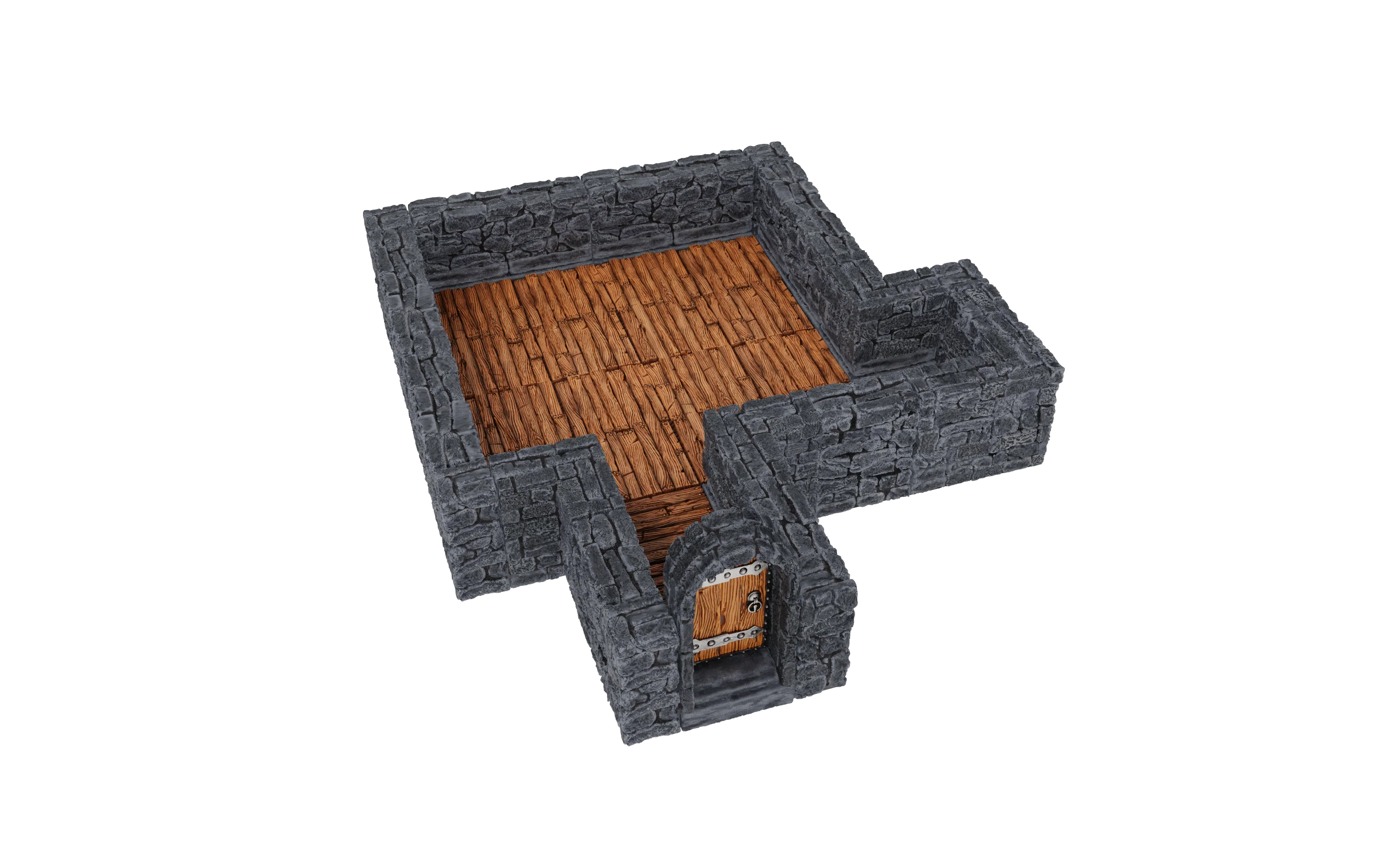 WarLock Tiles: Expansion Pack - 1 in. Dungeon Straight Walls - Image 3