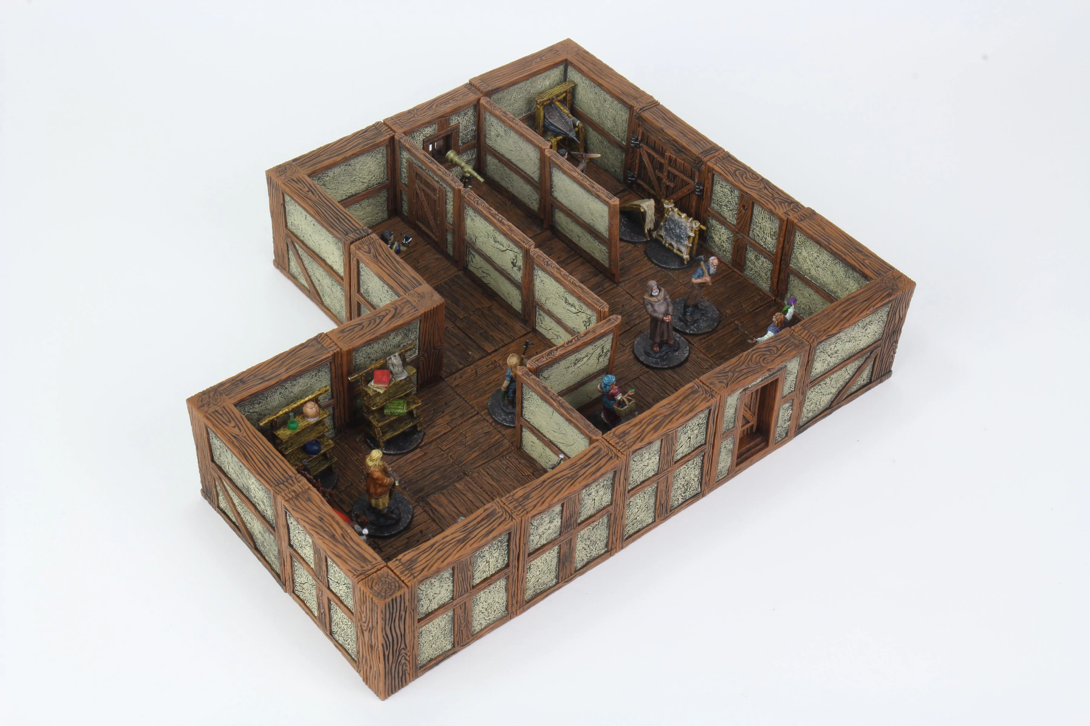 WarLock Tiles: Town & Village II - Full Height Plaster Walls - Image 3