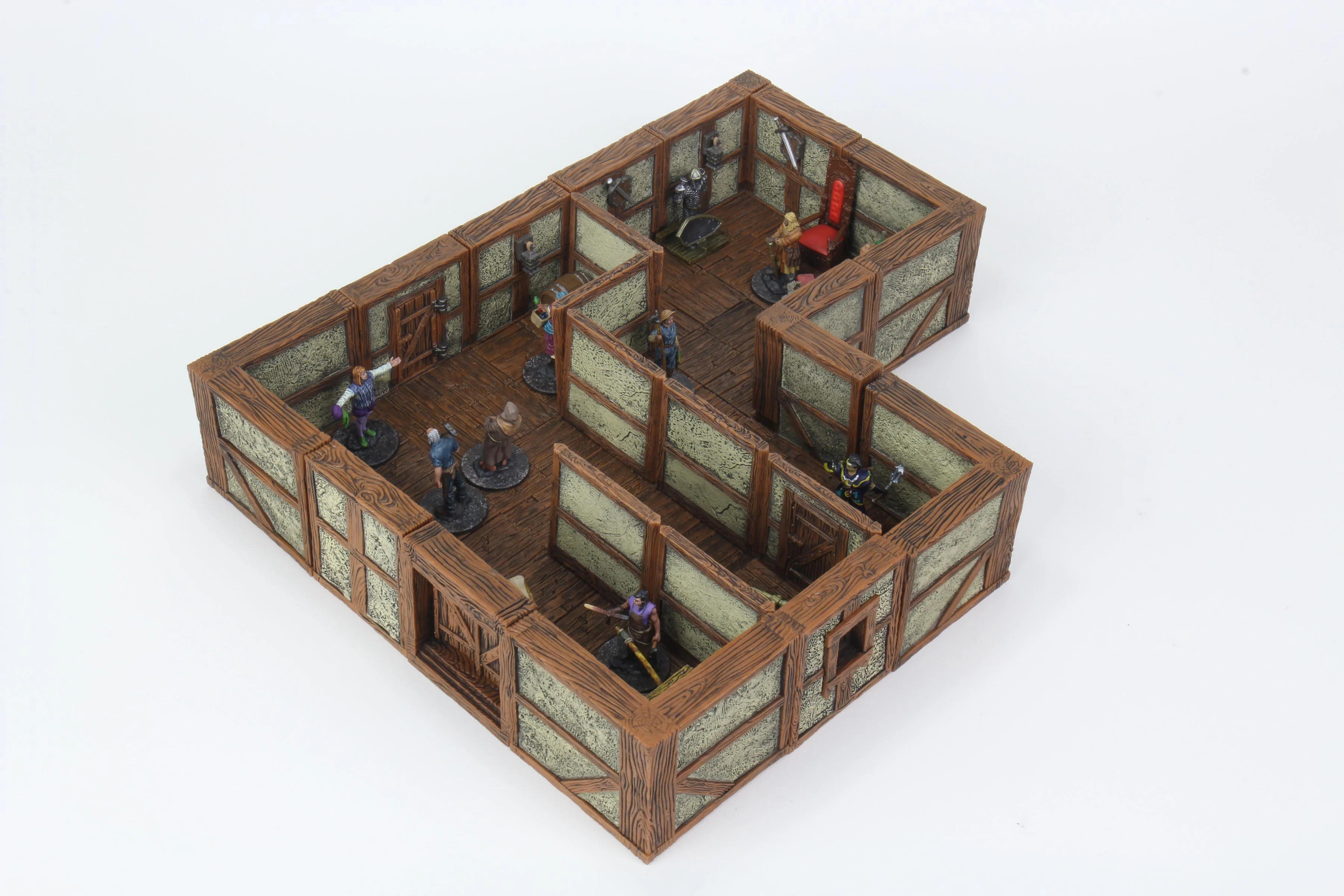 WarLock Tiles: Town & Village II - Full Height Plaster Walls Expansion - Image 8