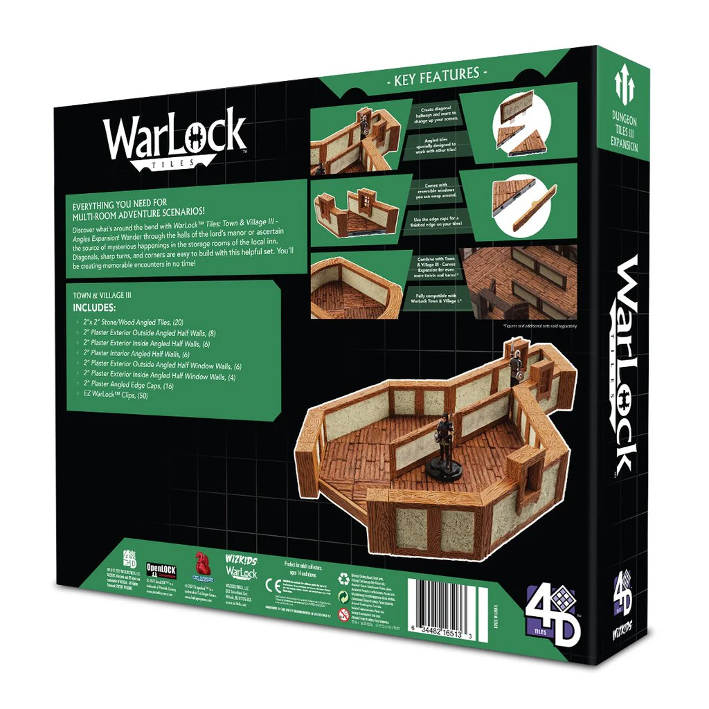 WarLock Tiles: Town & Village III - Angles Expansion - Image 2