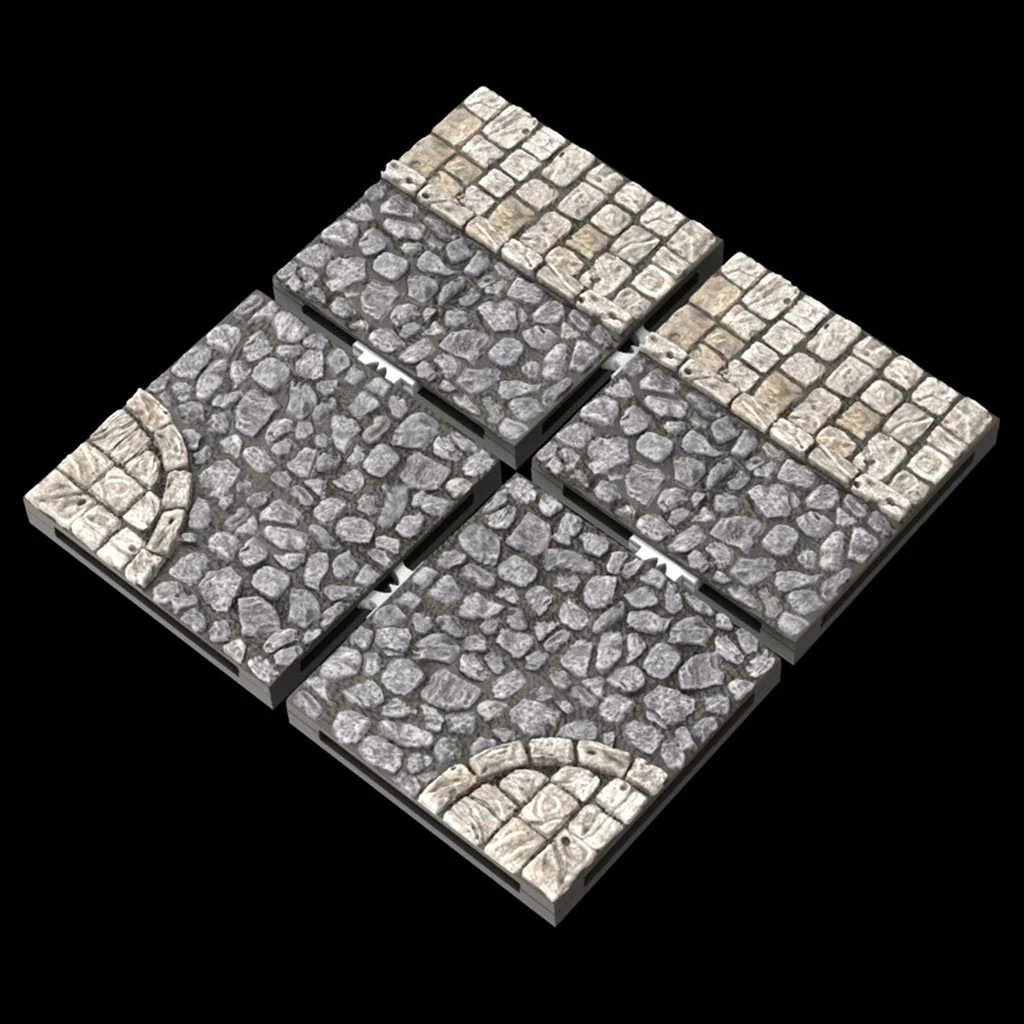 WarLock Tiles: Town & Village - Town Square - Image 5