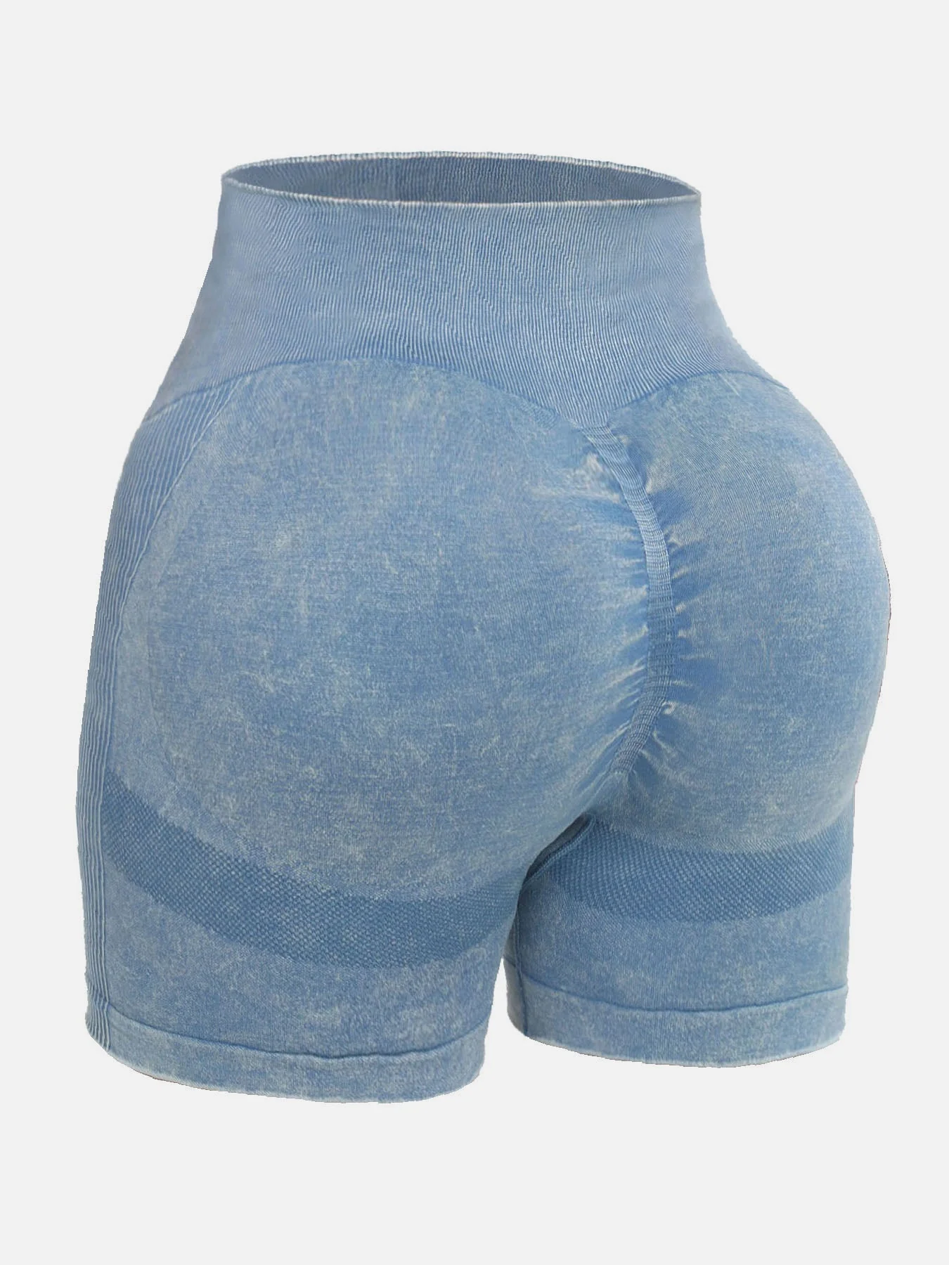 Washed High Waist Active Shorts - Image 15