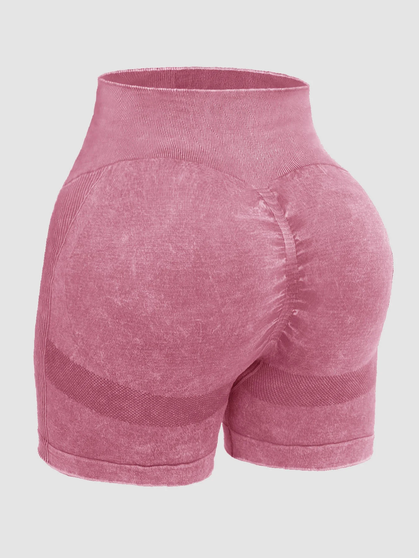 Washed High Waist Active Shorts - Image 21