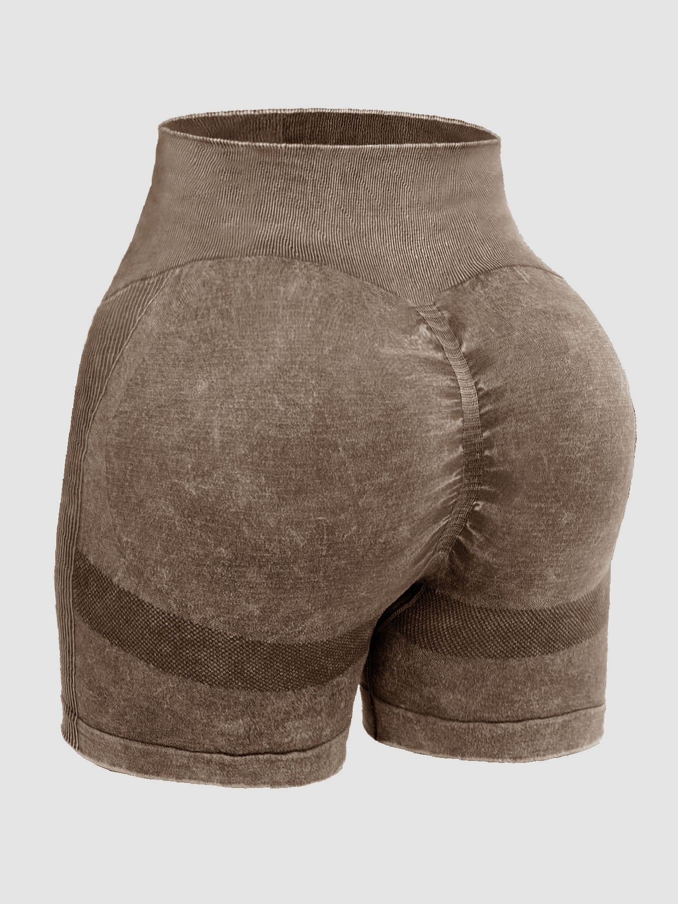 Washed High Waist Active Shorts - Image 9