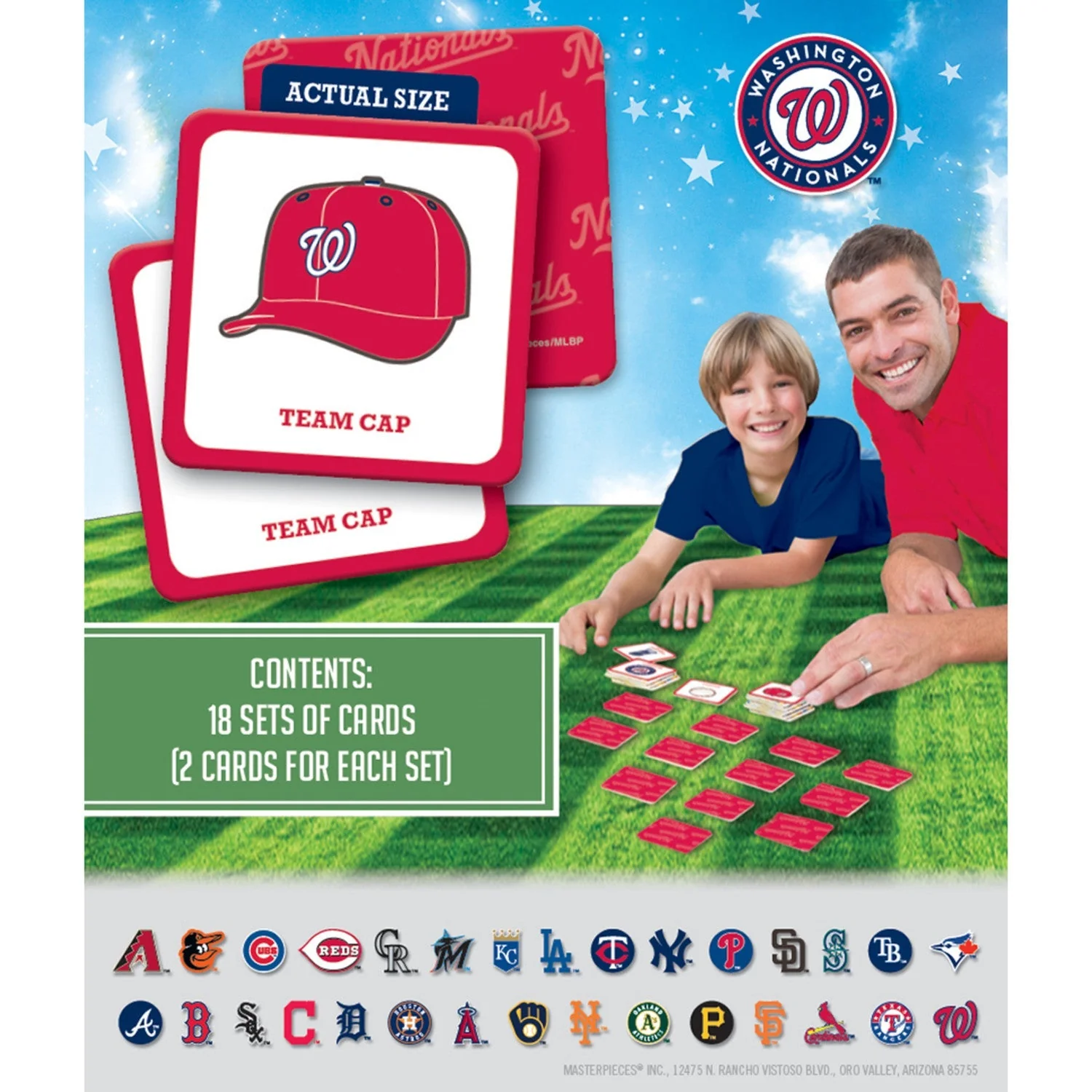 Washington Nationals Matching Game by MasterPieces Puzzle Company INC - Image 3