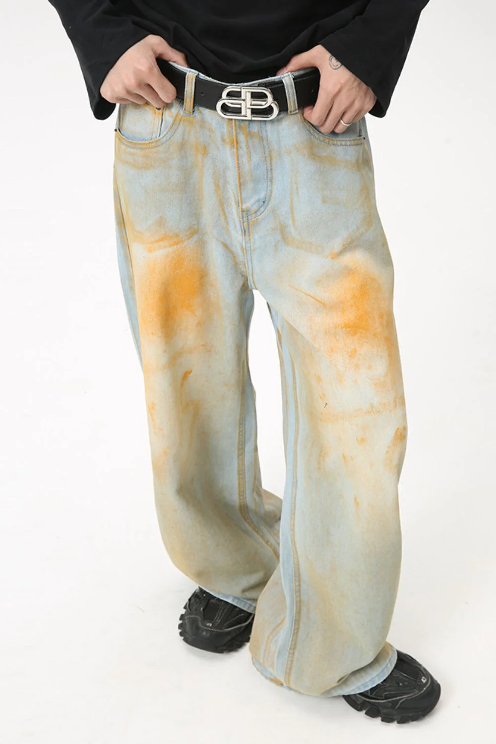Waste Soil Wide Leg Jeans - Image 3