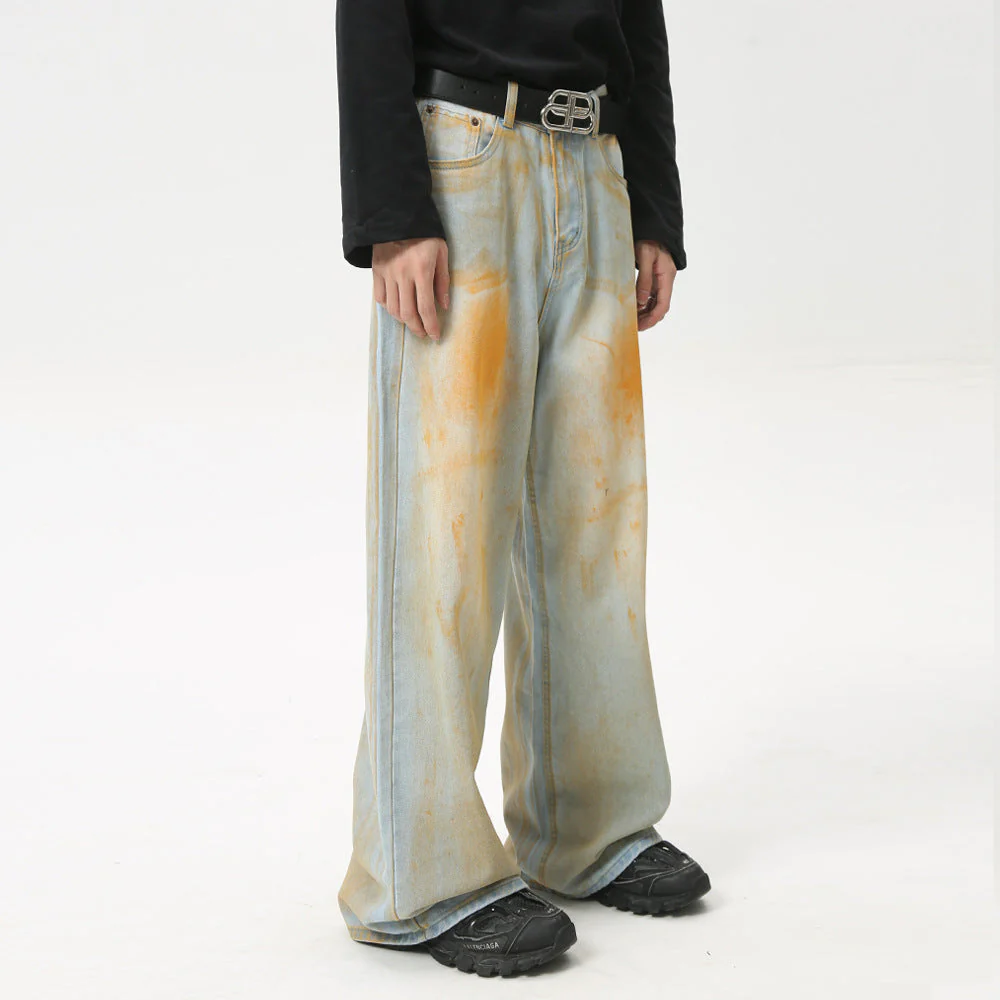 Waste Soil Wide Leg Jeans - Image 5