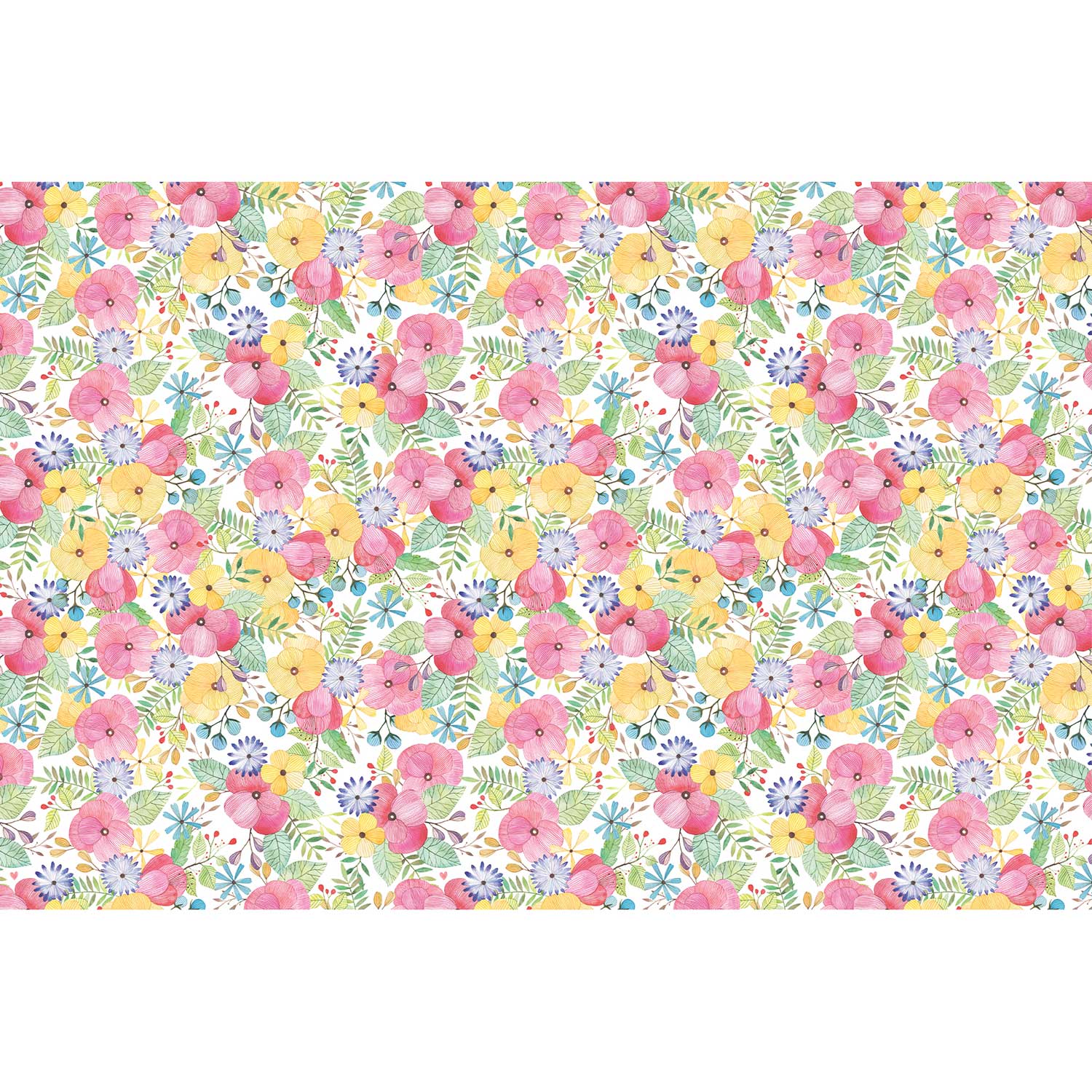 Watercolor Petal 20" x 30" Floral Gift Tissue Paper by Present Paper - Image 4