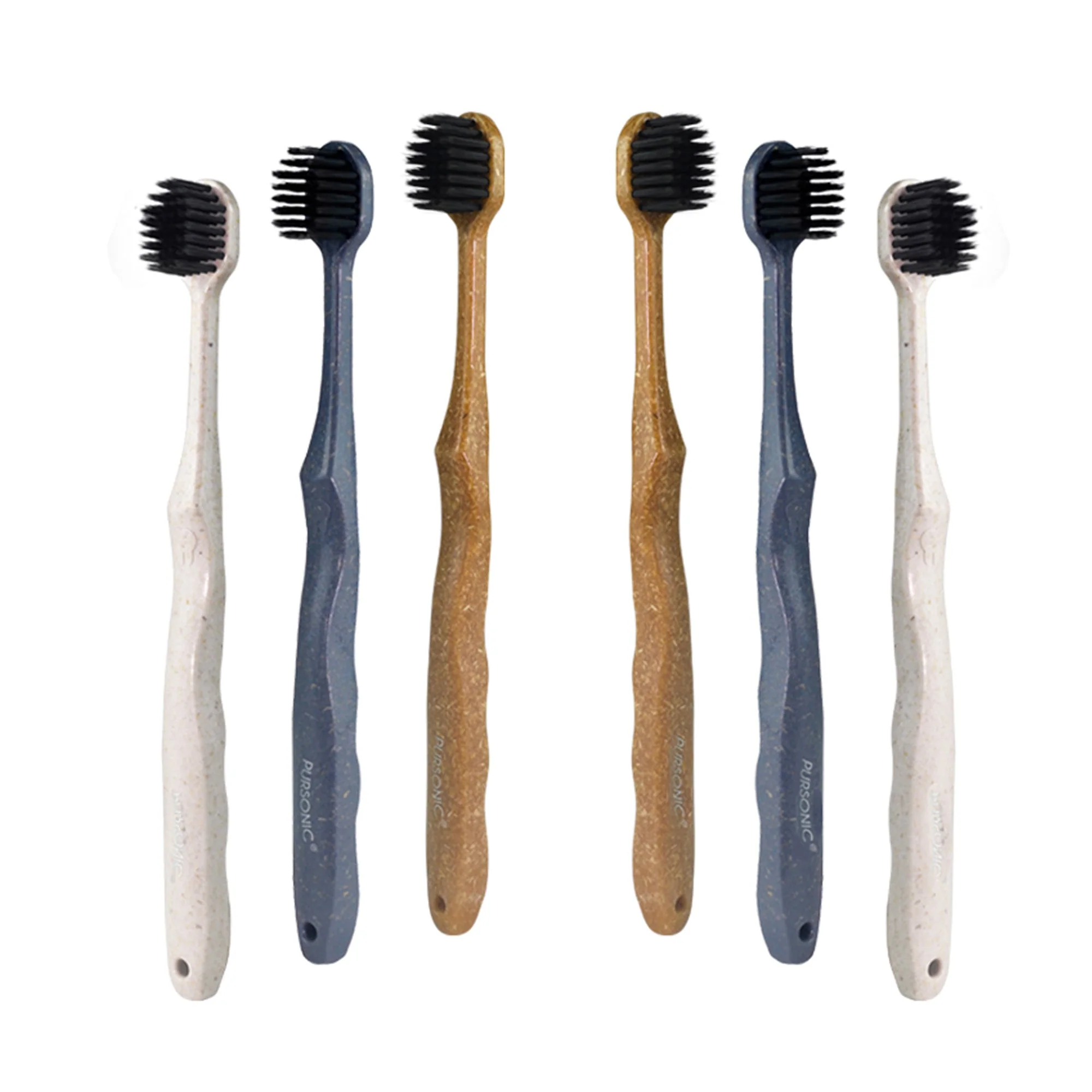 Wide Brush Head Charcoal Toothbrush by Pursonic - Image 3