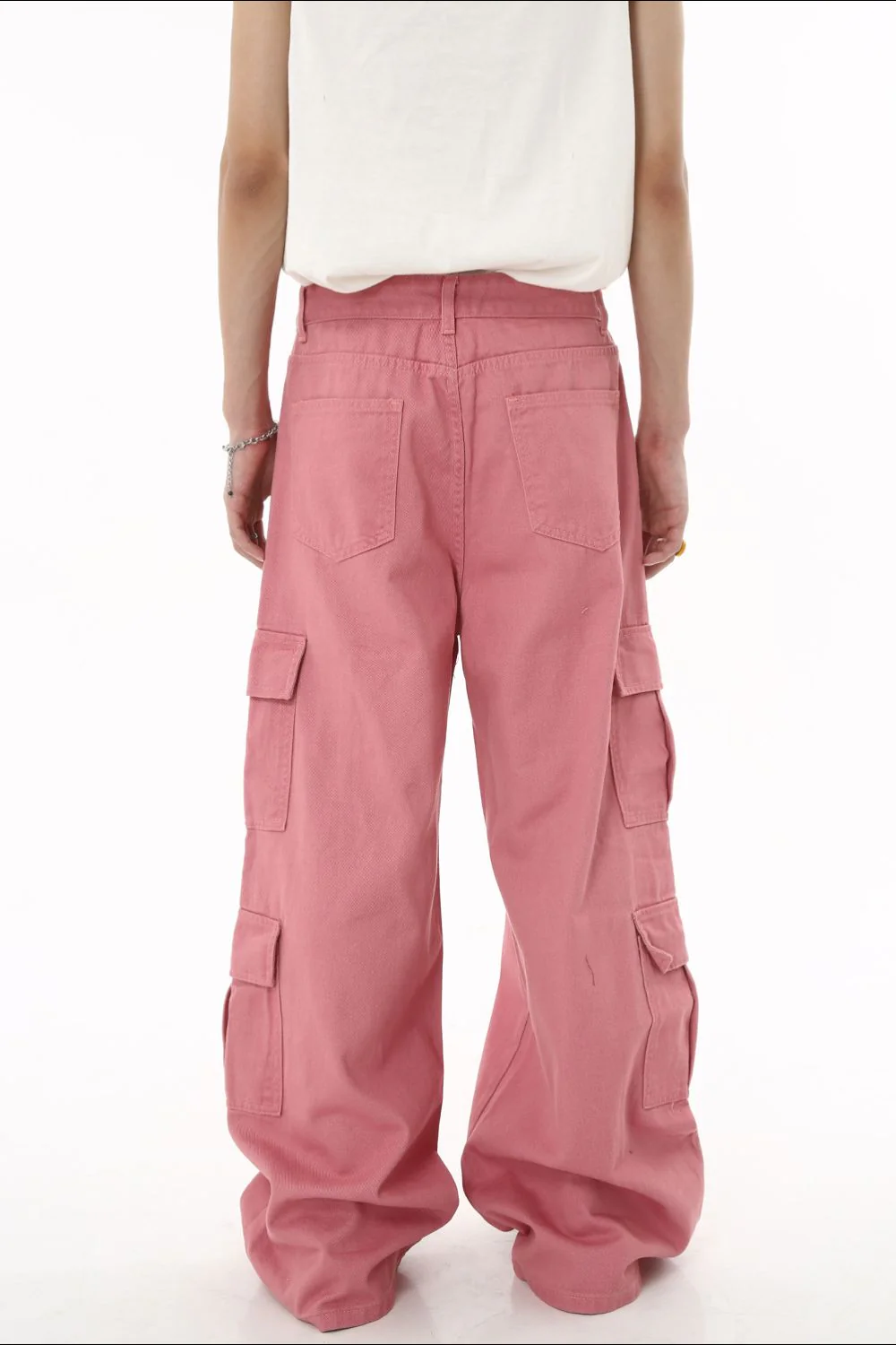 Wide Leg Cargo Jeans - Image 4