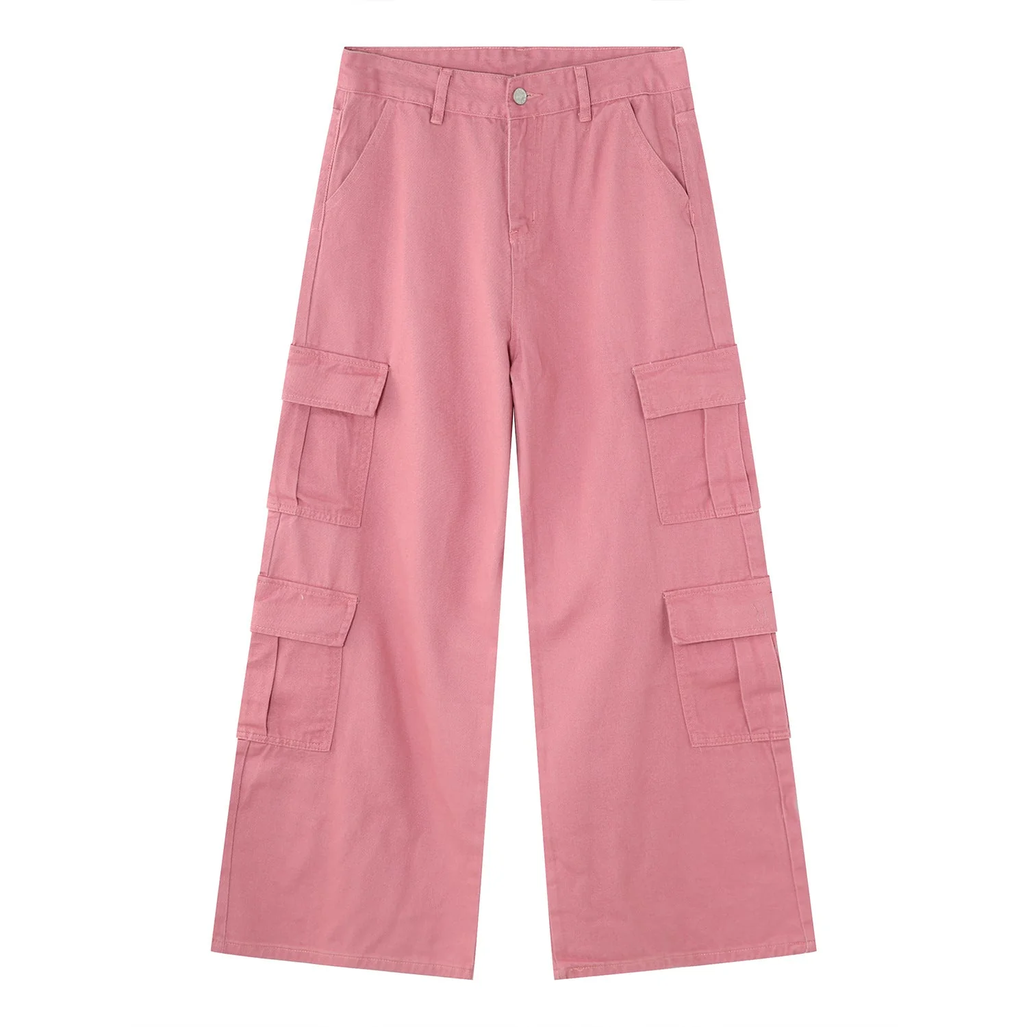 Wide Leg Cargo Jeans - Image 5