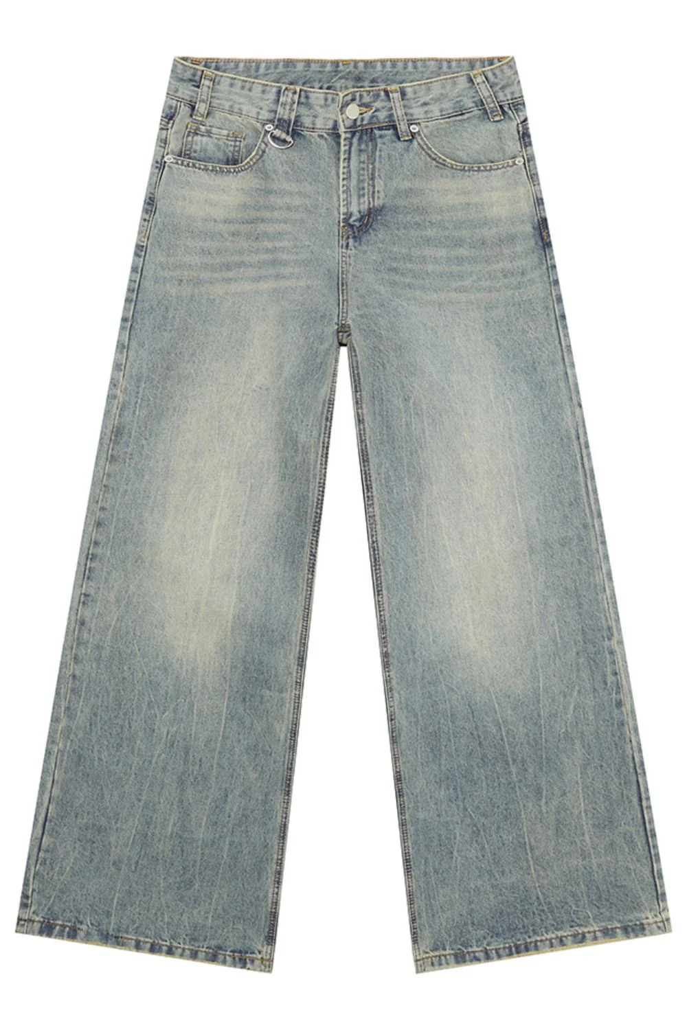 Wide Leg Jeans with Pockets - Image 5