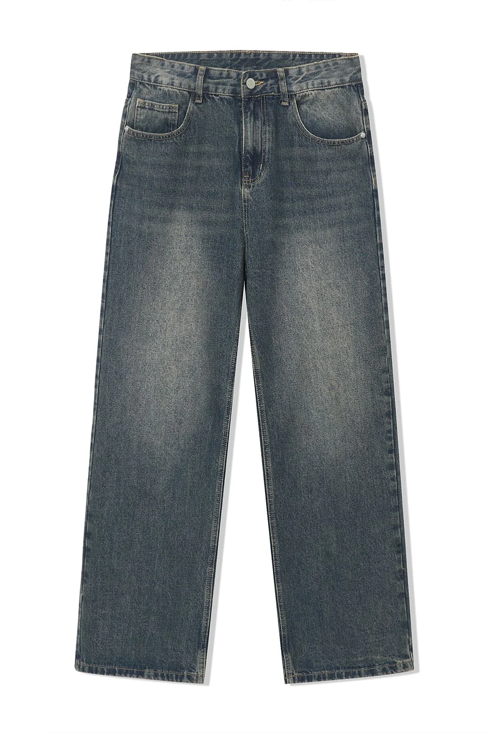 Wide Leg Jeans with Pockets - Image 5