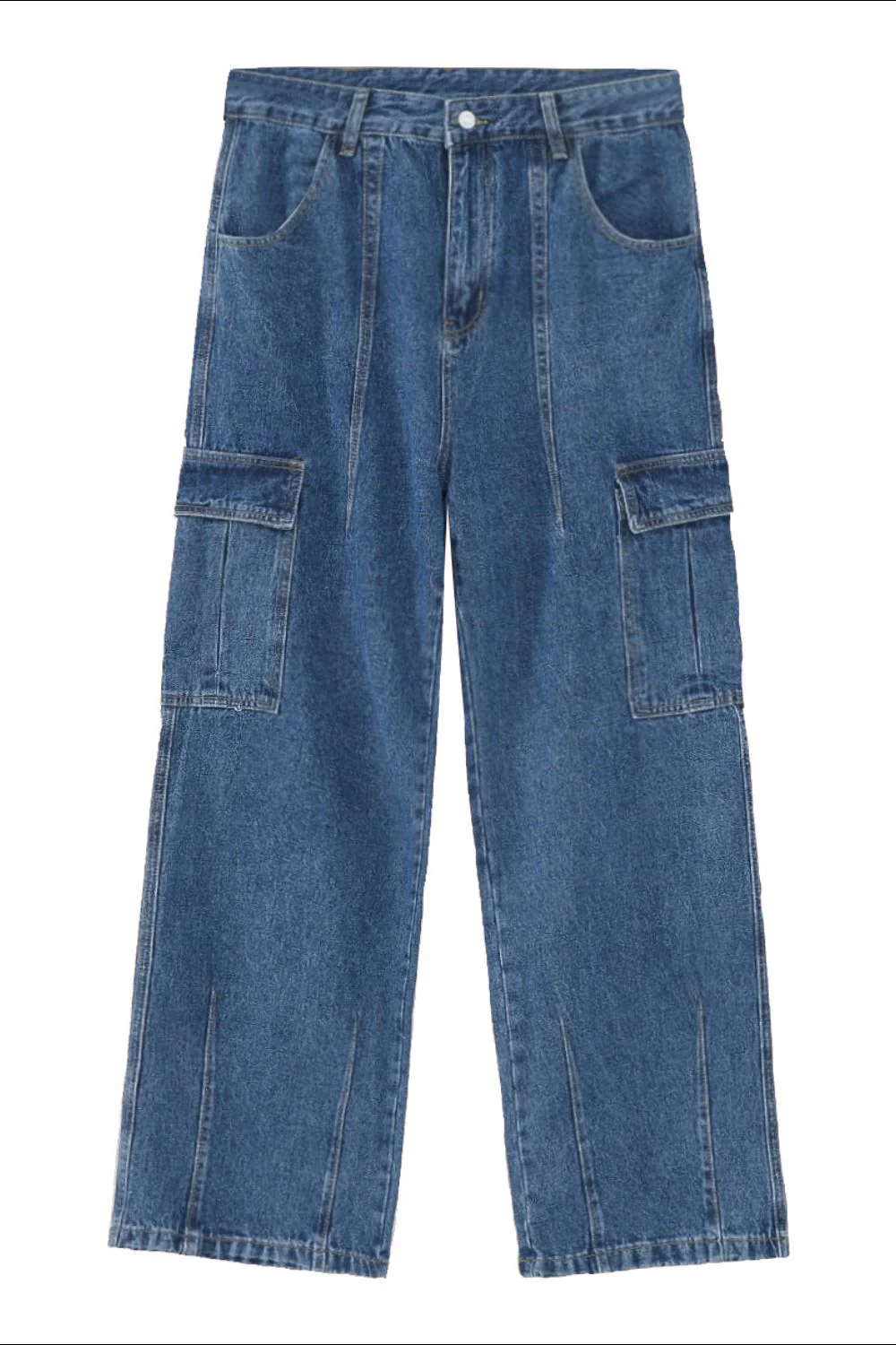 Wide Leg Jeans with Pockets - Image 5