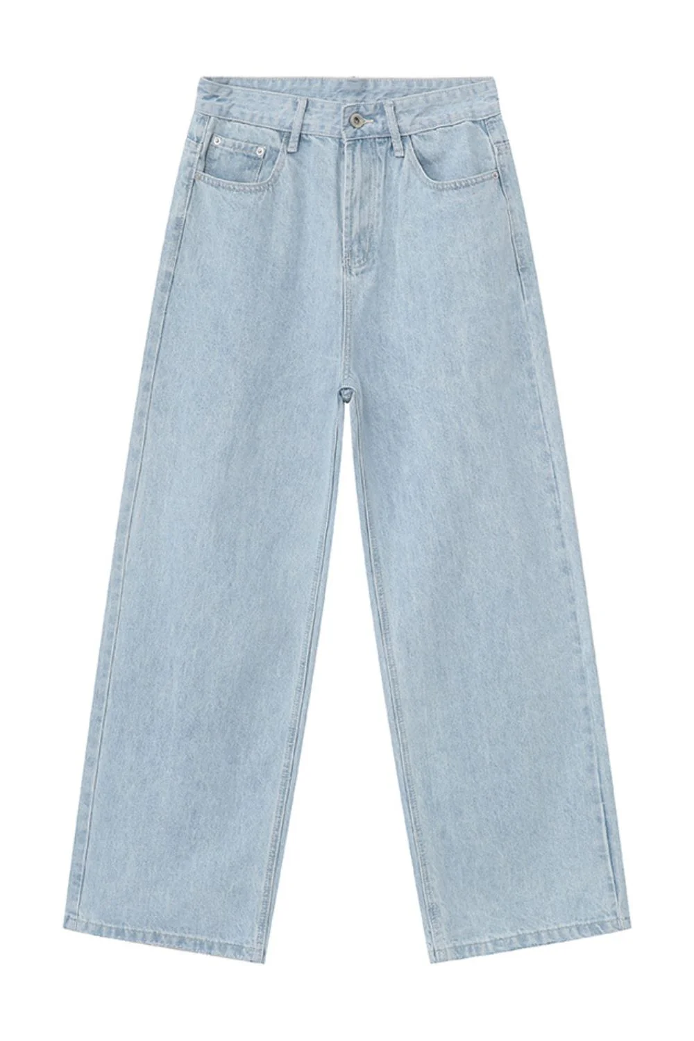 Wide Leg Jeans with Pockets - Image 6