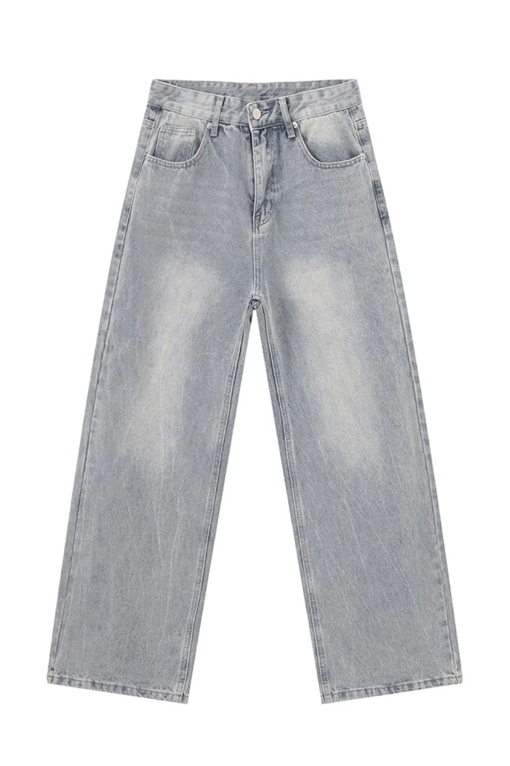 Wide Leg Jeans with Pockets - Image 6