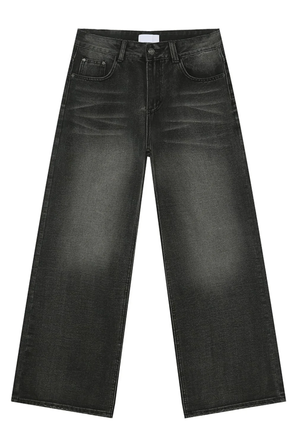Wide Leg Pocketed Jeans - Image 5